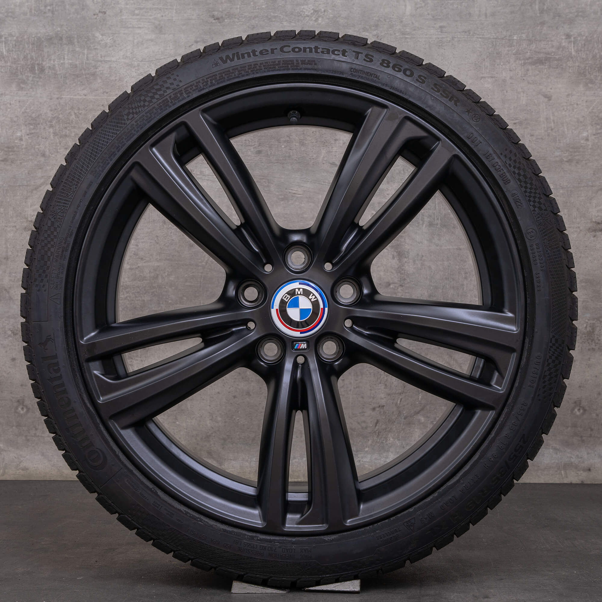 OEM BMW 3 series 4 rims 19 inch F30 F31 F32 F33 F36 Gran Coupe summer wheels styling 442 M 7852493 7852494 black matt