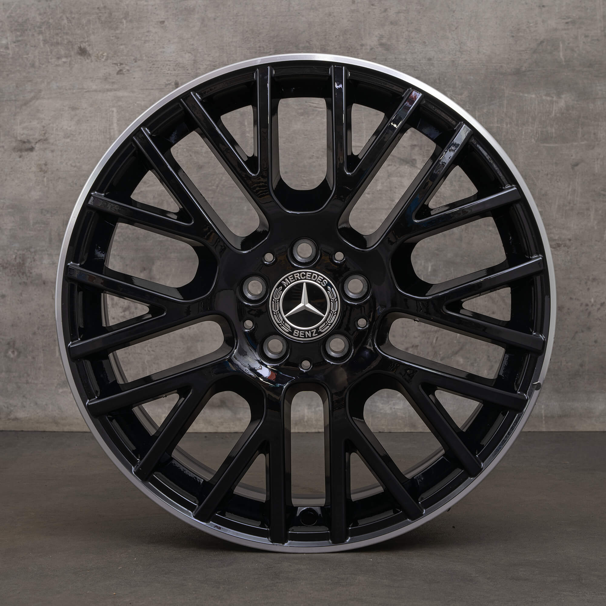 Oryginalne Felgi Mercedes Benz GLE 19 cali V167 A1674012100 czarne polerowane toczone NOWE