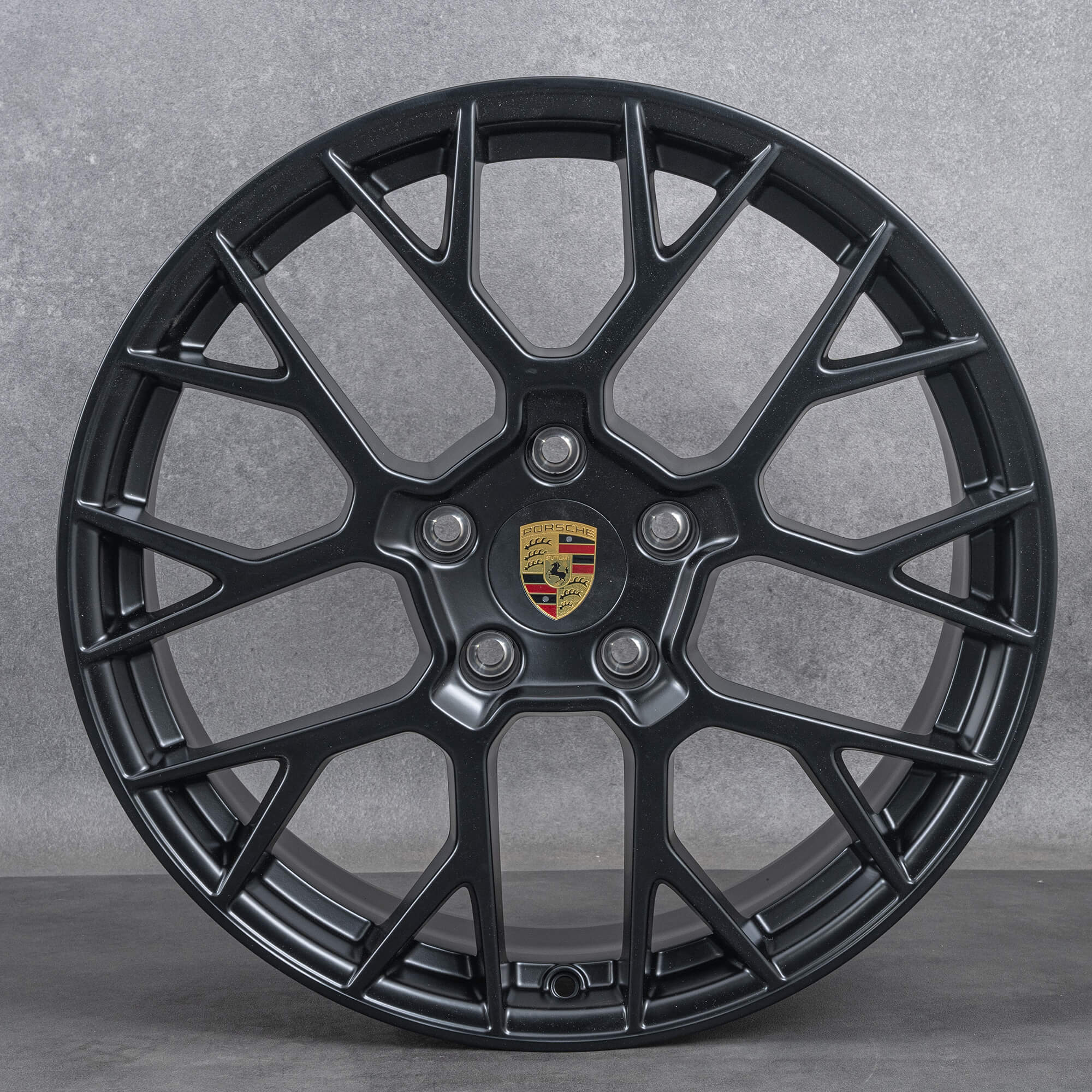 Original Porsche 20 21 pouces jantes 992.2 RS Spyder 992044665J noir mat Nouveau