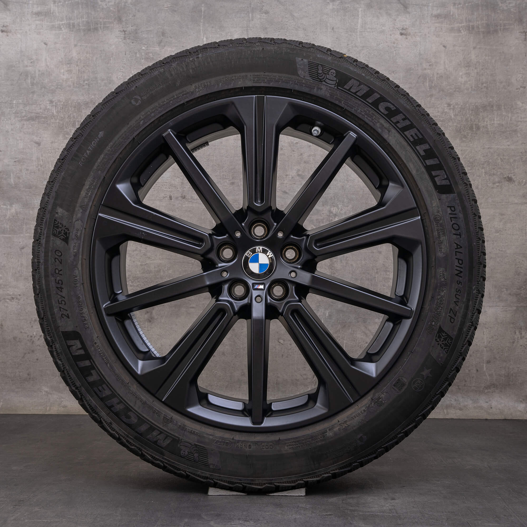 Original BMW X5 X6 Winterräder 20 Zoll G05 G06 Felgen Styling 748 M 6883765 schwarz matt
