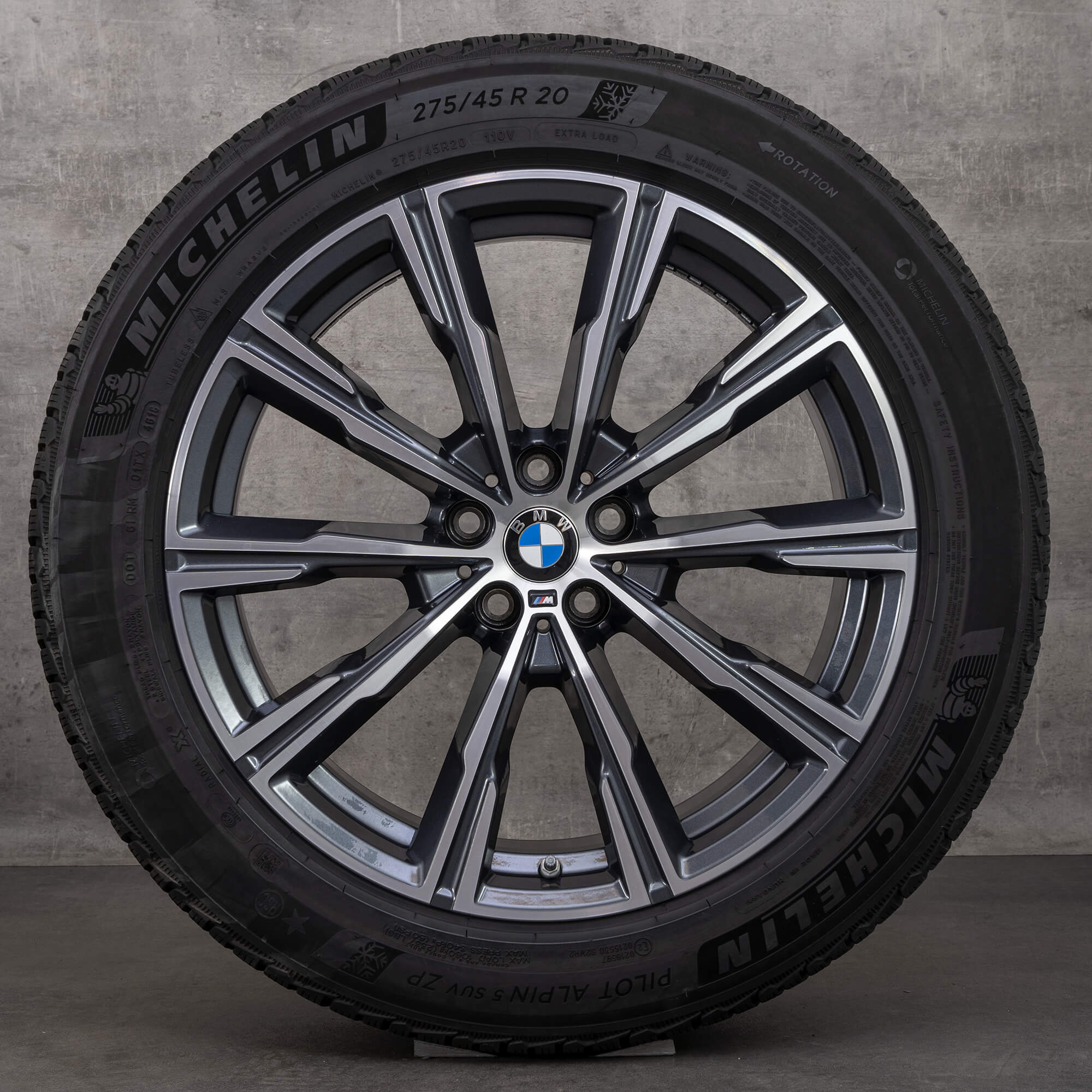 BMW X5 G05 X6 G06 20 Zoll Felgen Winterreifen Winterräder Styling 