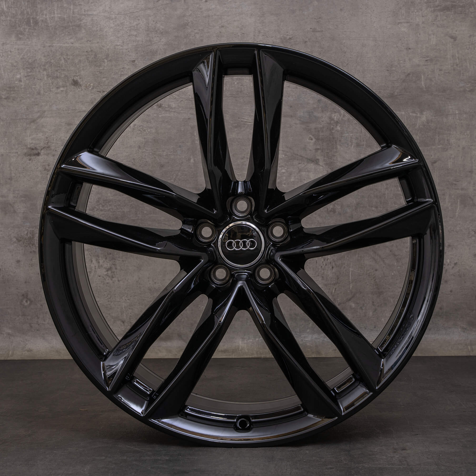Originele Audi RS6 velgen 21 inch 4G 4G060601025CG zwart glanzend