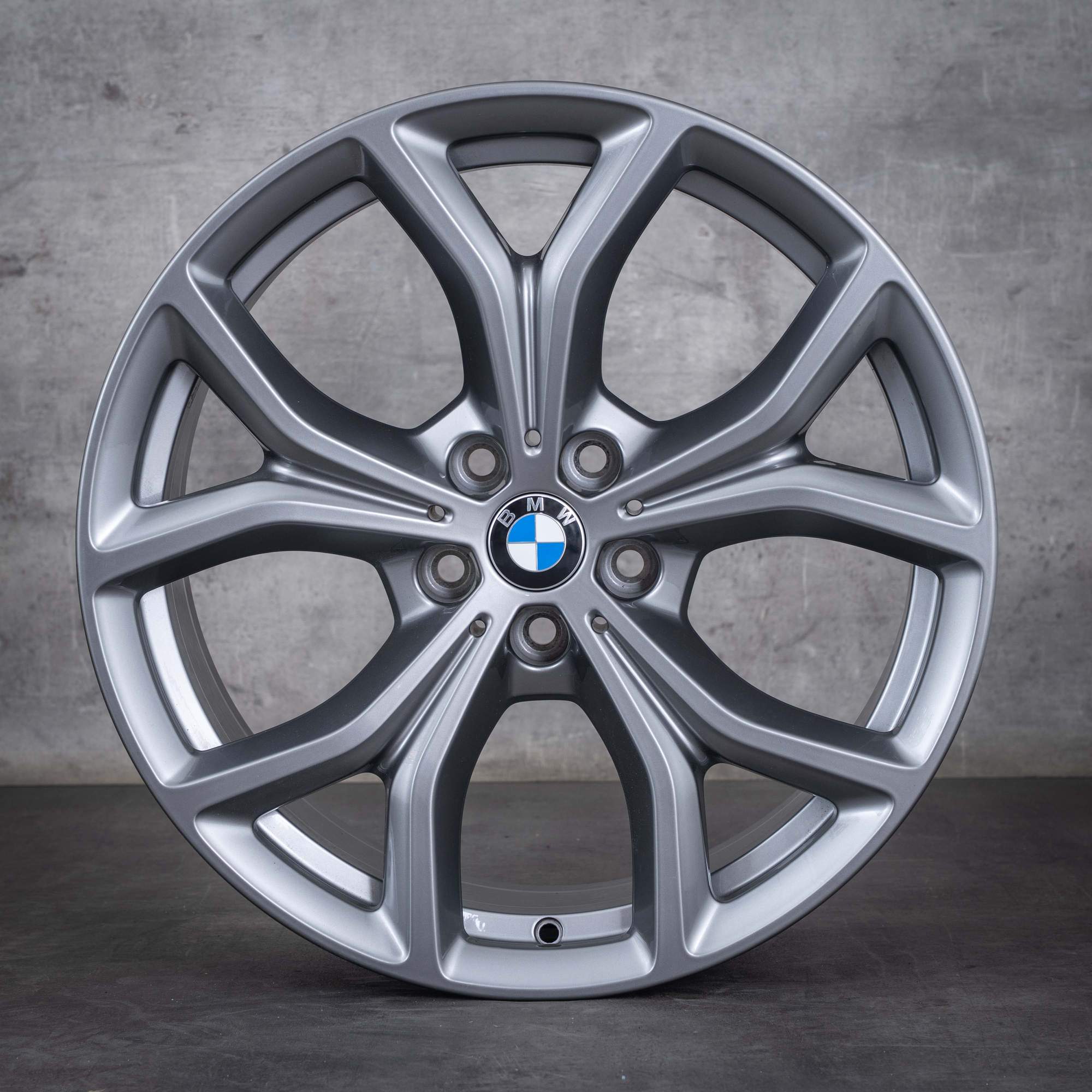 Originali BMW X5 X6 cerchi auto 19 pollici G05 G06 styling 735 6883752 grigio ferro lucido