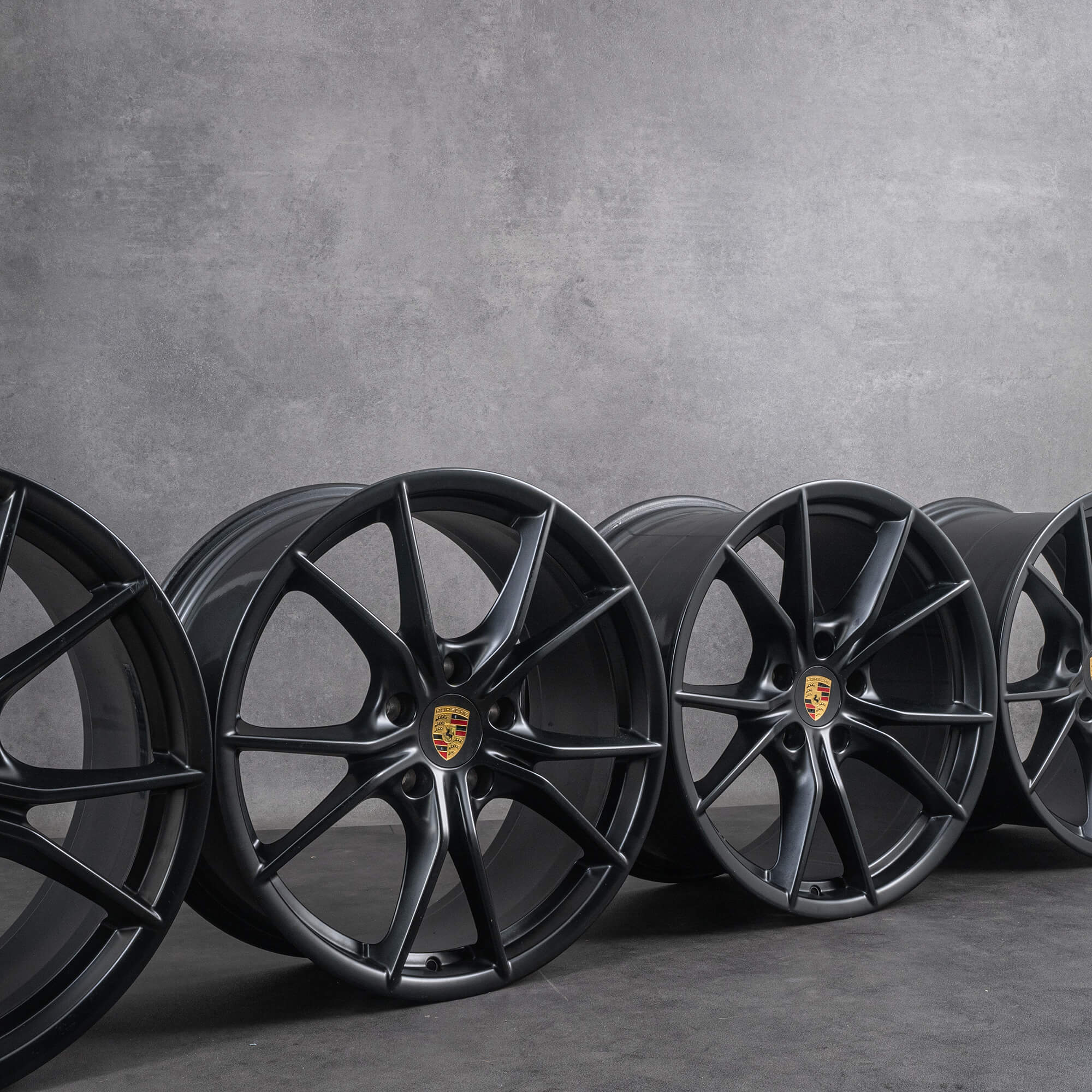Originele Porsche 20 inch velgen 991 II Carrera 4 S C4 99136276003 zijdemat JE1