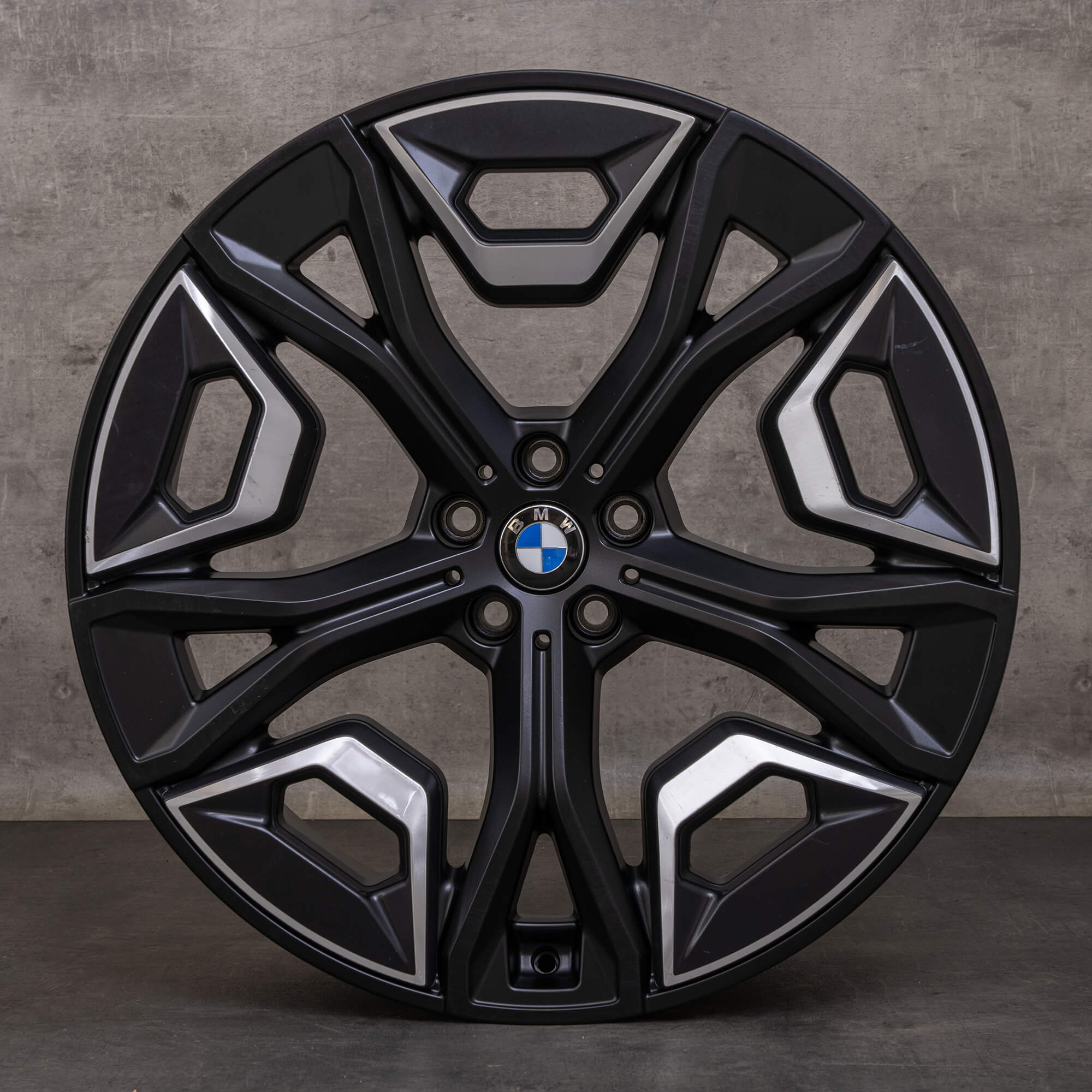 Original BMW iX Felgen 22 Zoll i20 Styling 1020 5A02658 schwarz matt