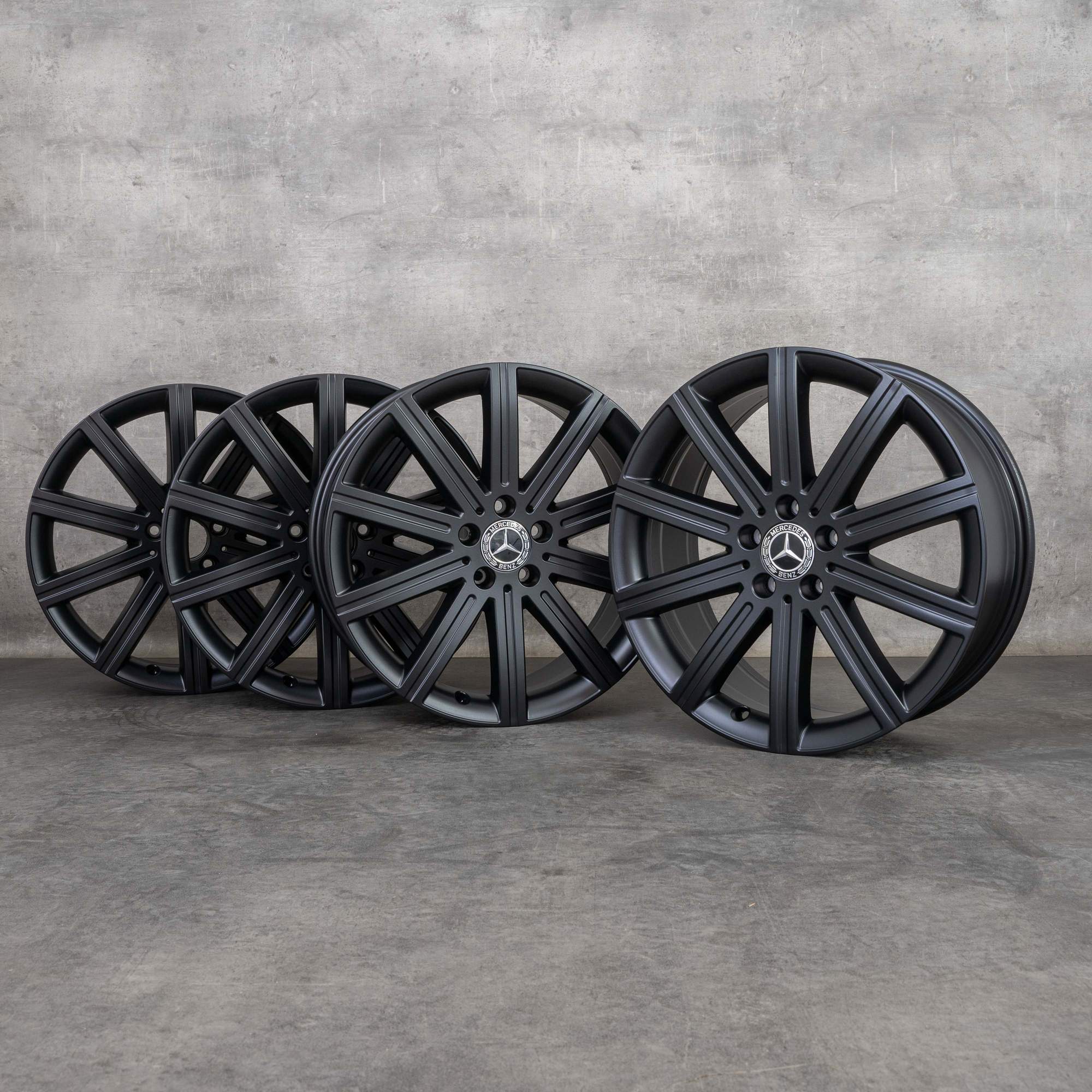 OEM Mercedes Benz V-Class Rims 19 inch W447 Vito A4474015600 black matt