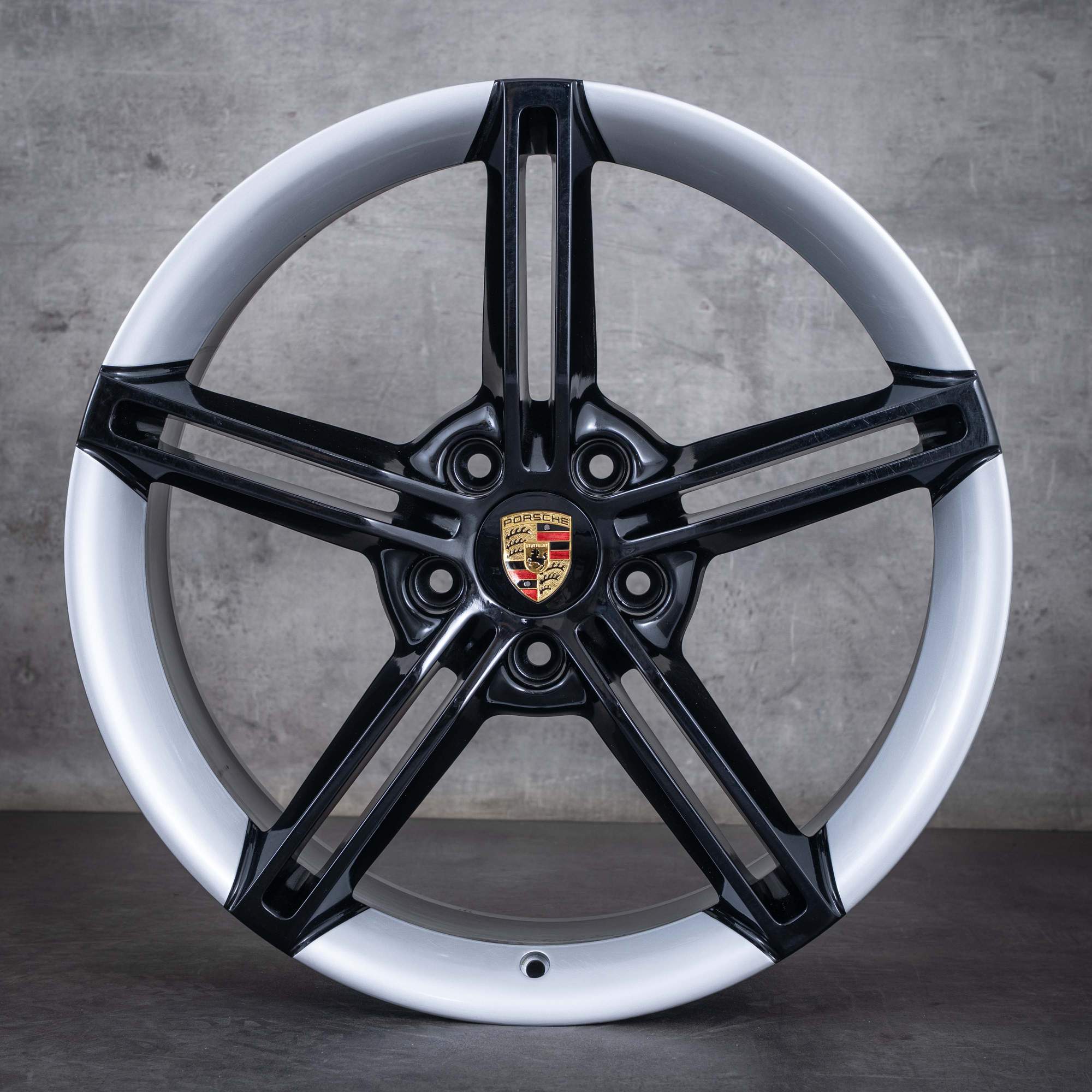 Alkuperäiset Porsche Taycan 21 tuuman vanteet 9J1 I & II 9J1601025AA 9J1601025AB musta hopea kiiltävä