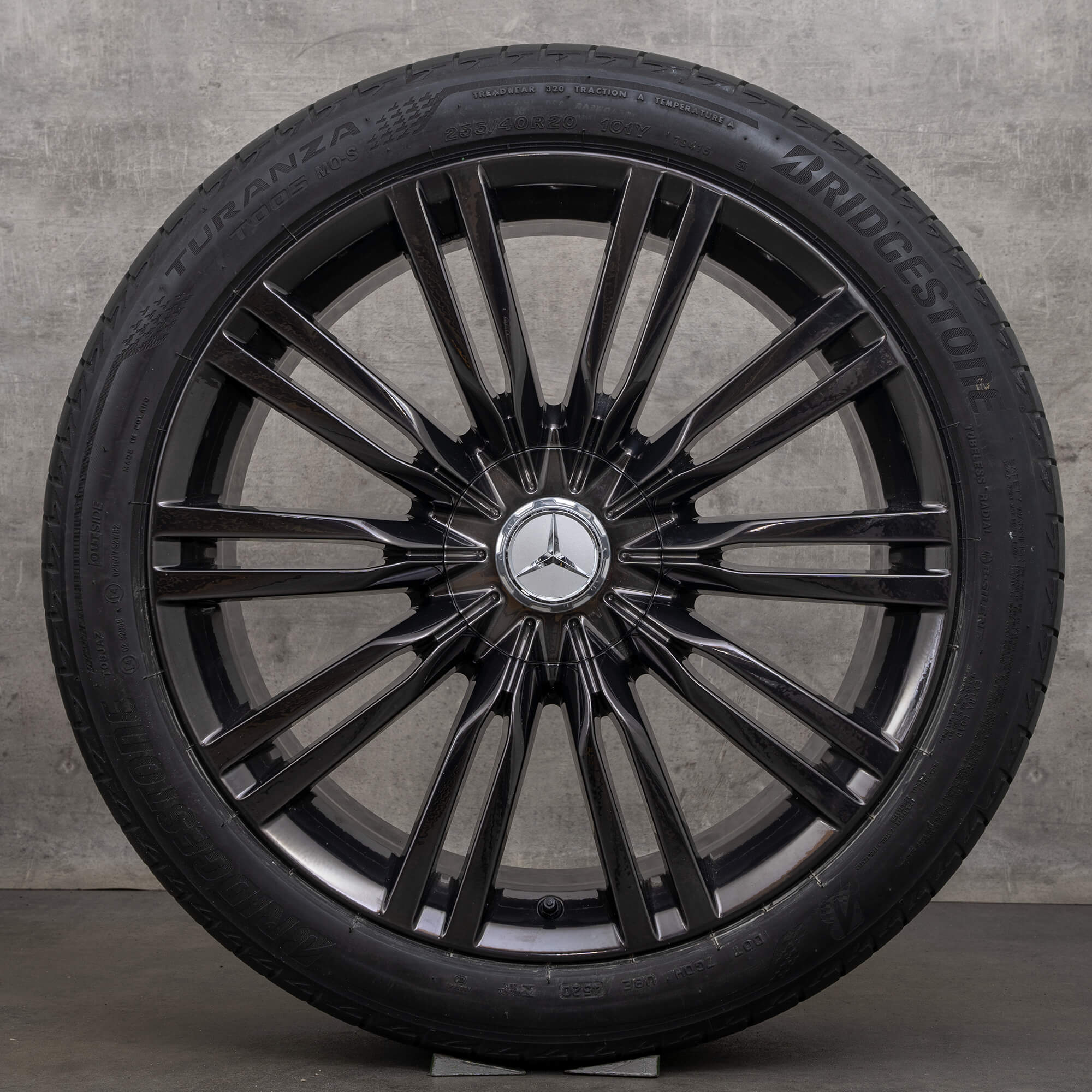Alkuperäiset Maybach Mercedes Benz S-sarjan vanteet 20 tuuman W223 Z223 kesärenkaat A2234014000 A2234014100 savukromi kesäpyörät kesäpyörät.