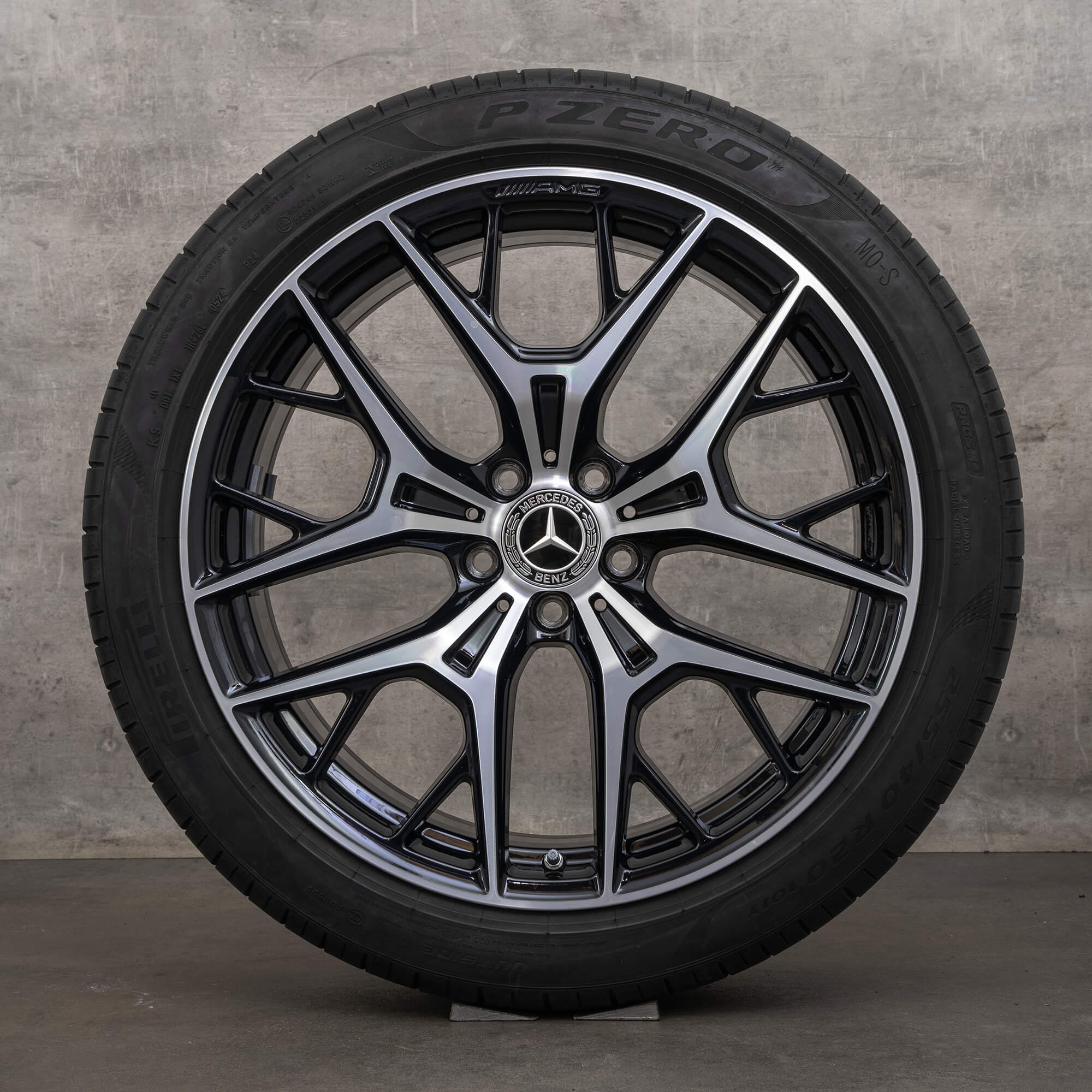 Original Mercedes Benz E-Klasse AMG Felgen 20 Zoll S214 T-Modell AllTerrain Sommerräder A2144011800 A2144015500 schwarz glanzgedreht