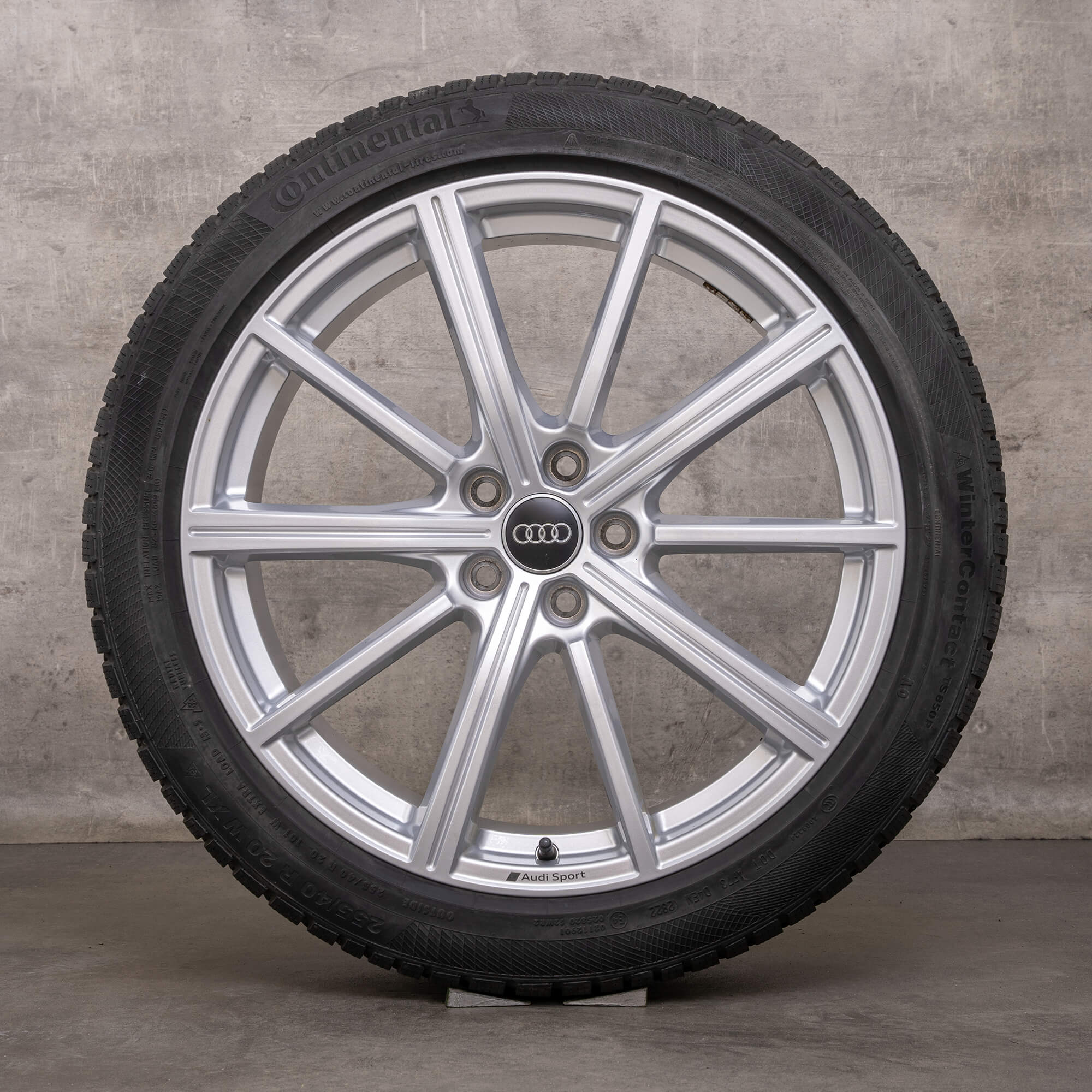 Originele Audi RS Q3 winterwielen 20 inch F3 Sportback velgen 83A601025S zilver