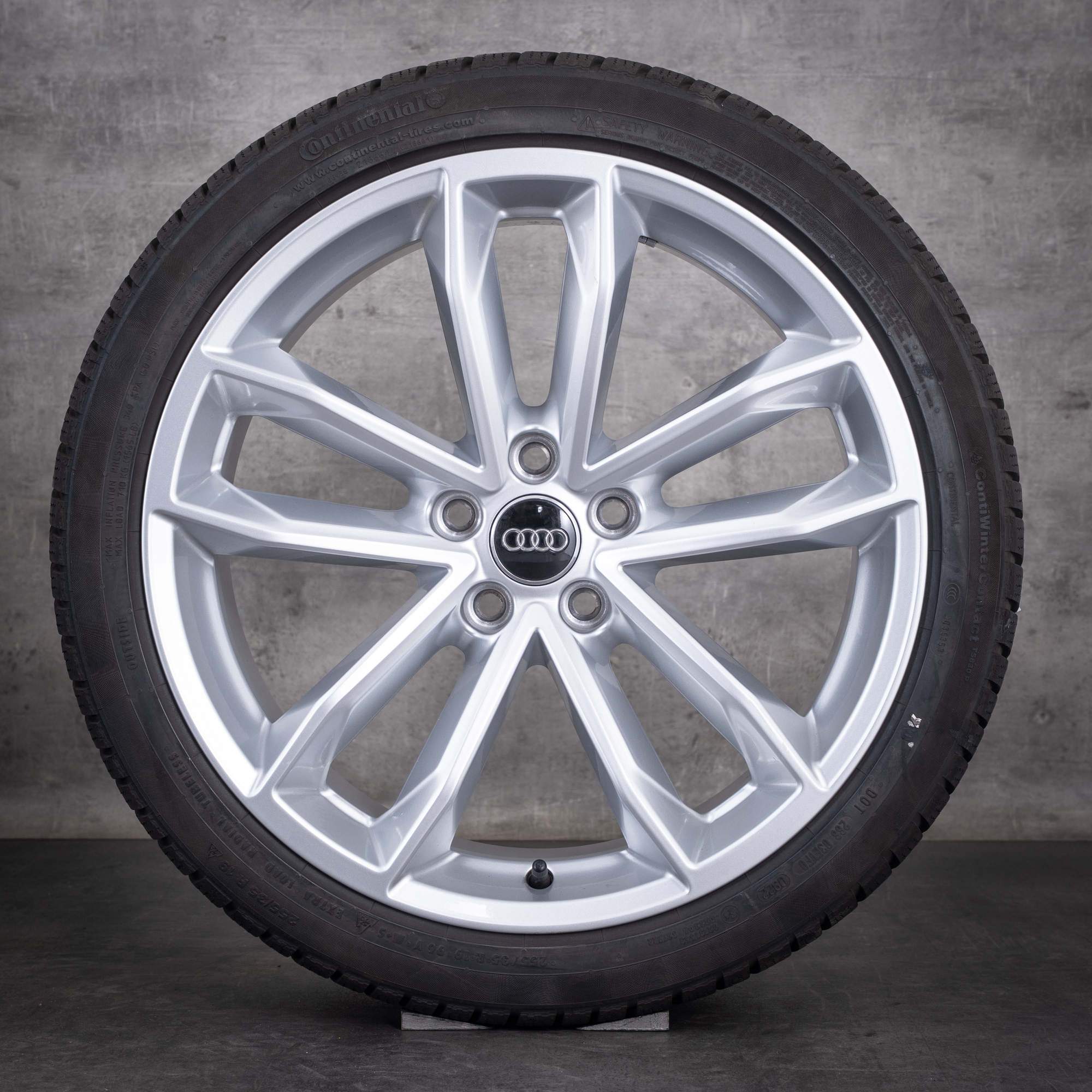 Original Audi A5 S5 Winterräder 19 Zoll F5 8W B9 Felgen 8W0601025DG silber glanz