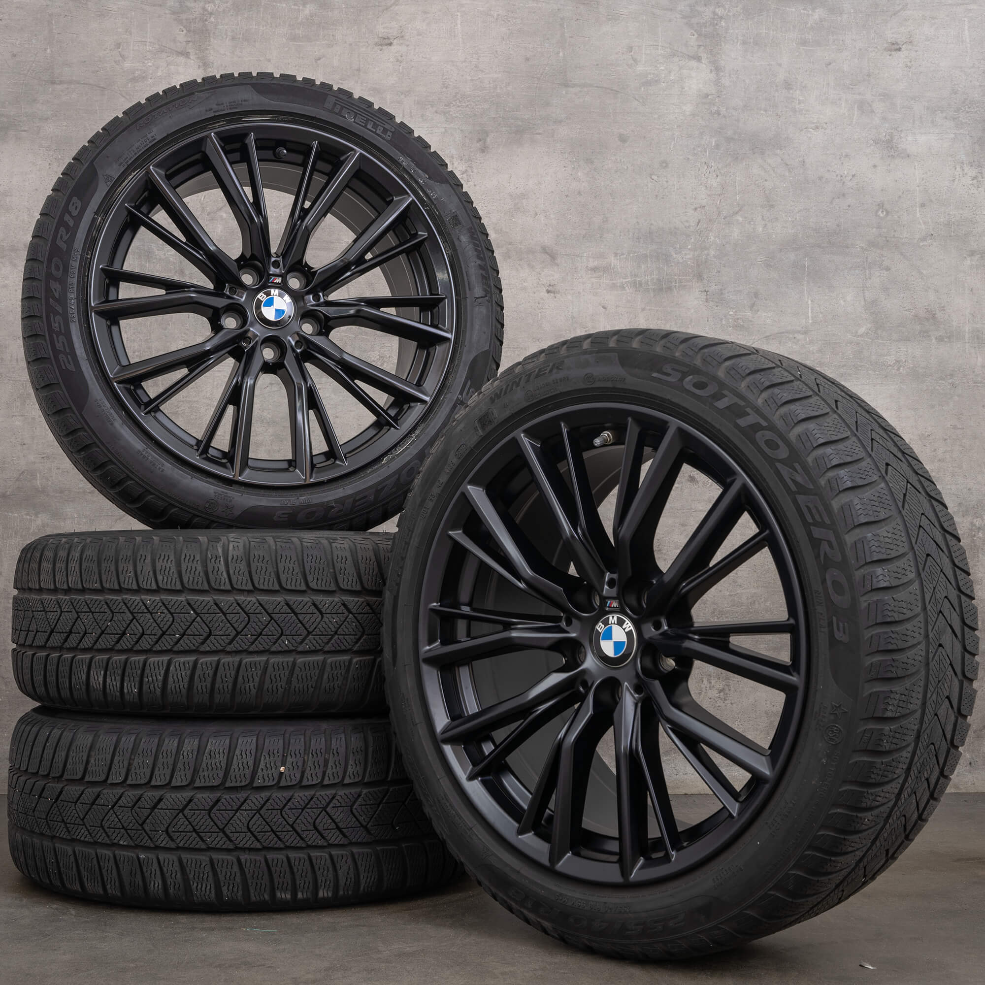 BMW 2-serie G42 3-serie G20 G21 4-serie G22 G23 komplette vinterhjul 796 M 18