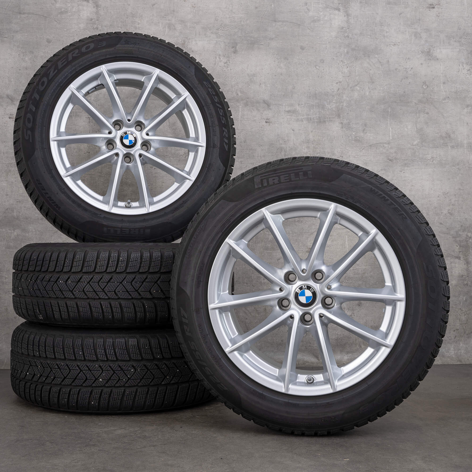 BMW 17 inch rims 5 series G30 G31 G38 winter tires OEM wheels 618 6868217