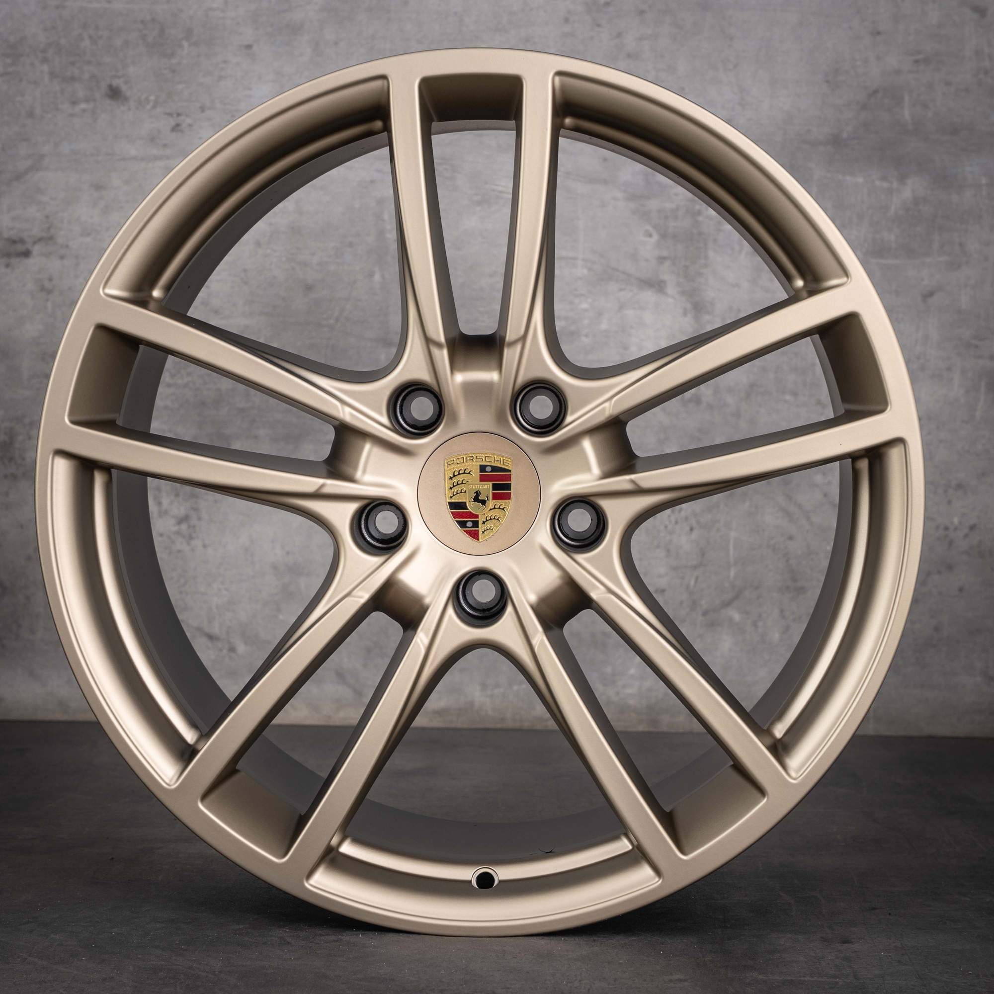 Oryginalne felgi Porsche Cayenne 20 cali 9YA E3 II 9Y0601025BB 9Y0601025BC neodyme matt