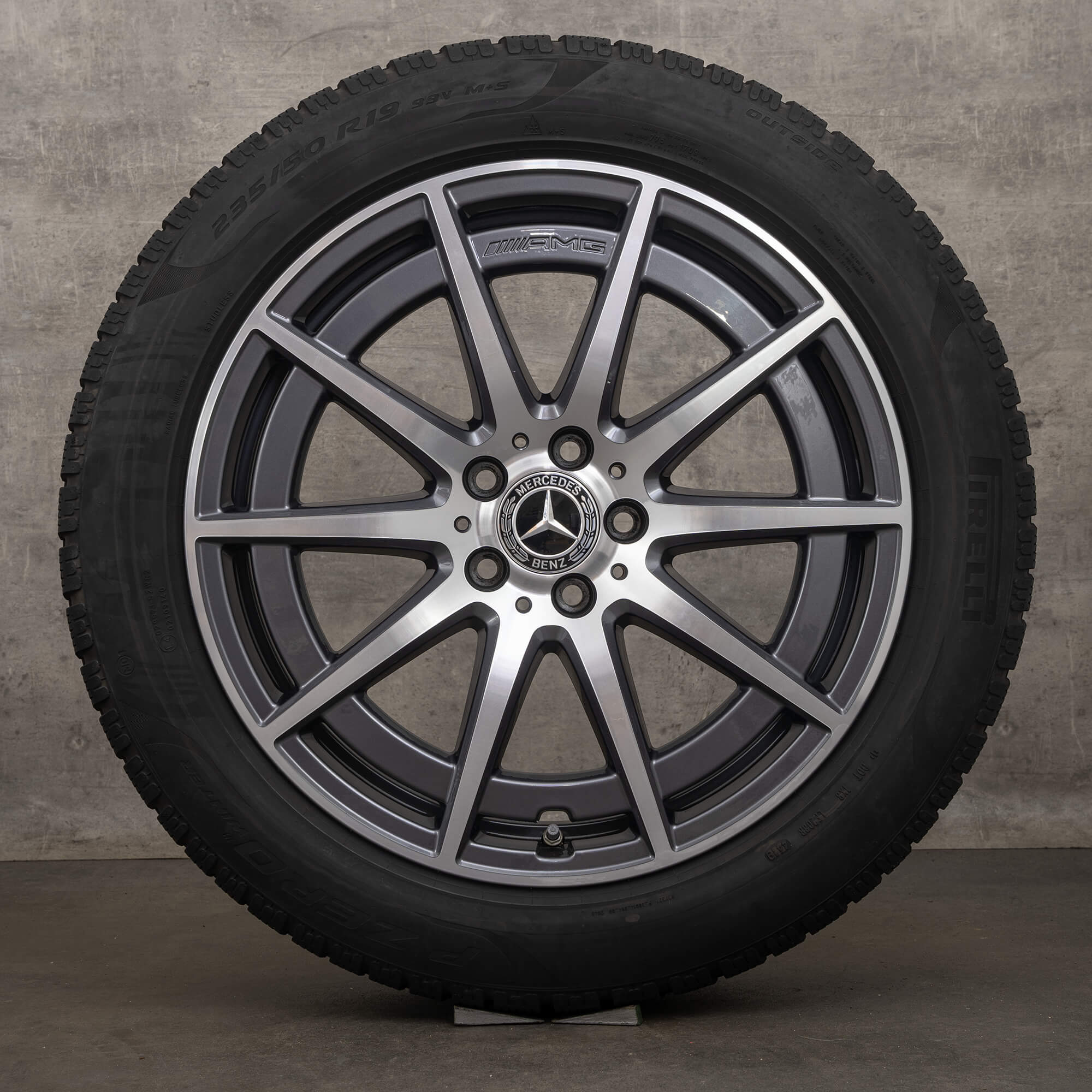 Originale Mercedes Benz GLA GLB 35 45 AMG vinterhjul 19 tommer H247