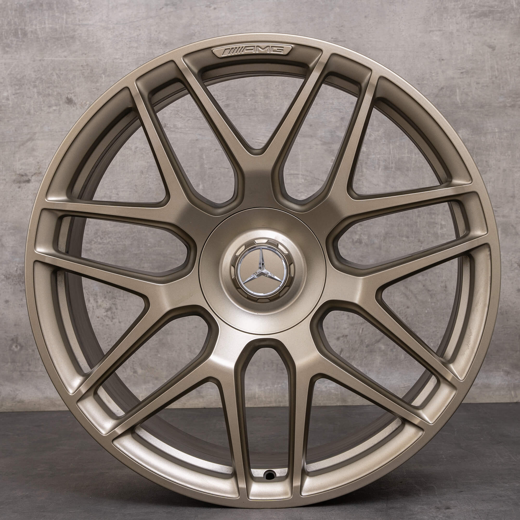 Original Mercedes Benz G-Klasse G 63 AMG Grand Edition Felgen 22 Zoll W465 W463A A4634012000 Tech Gold NEU
