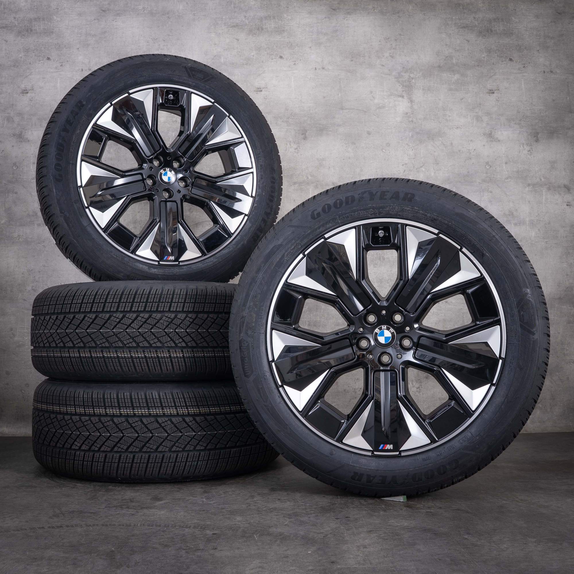 Original BMW iX i20 Winterräder 21 Zoll Felgen Styling 1024 M 5A74105 schwarz glanzgedreht NEU