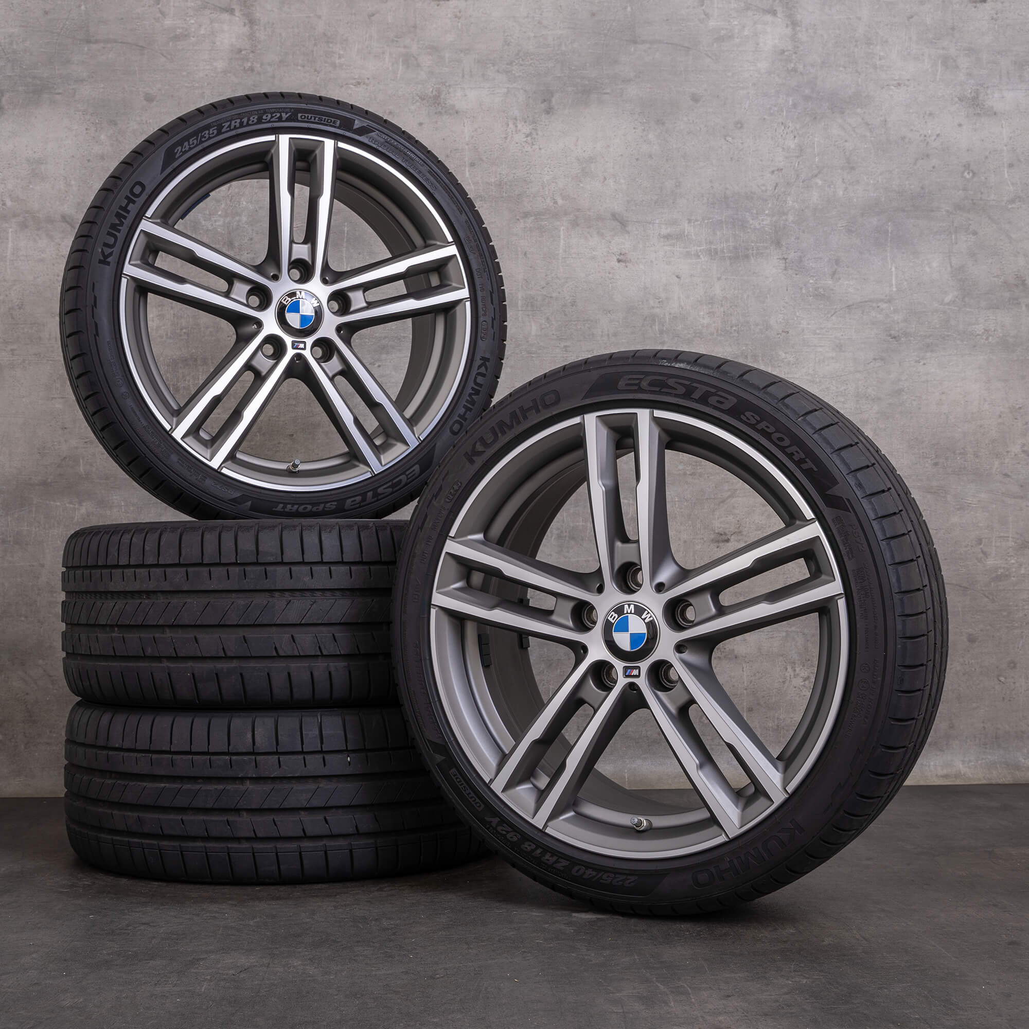 OEM BMW 1 series 2 rims 18 inch F20 F21 F22 F23 summer wheels styling ...