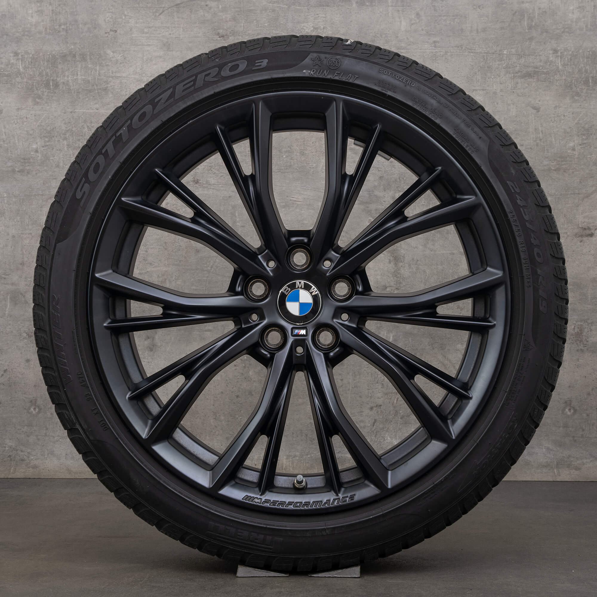 BMW série 5 G30 G31 8 G14 G15 G16 roues hiver jantes 19 pouces pneus 6885455