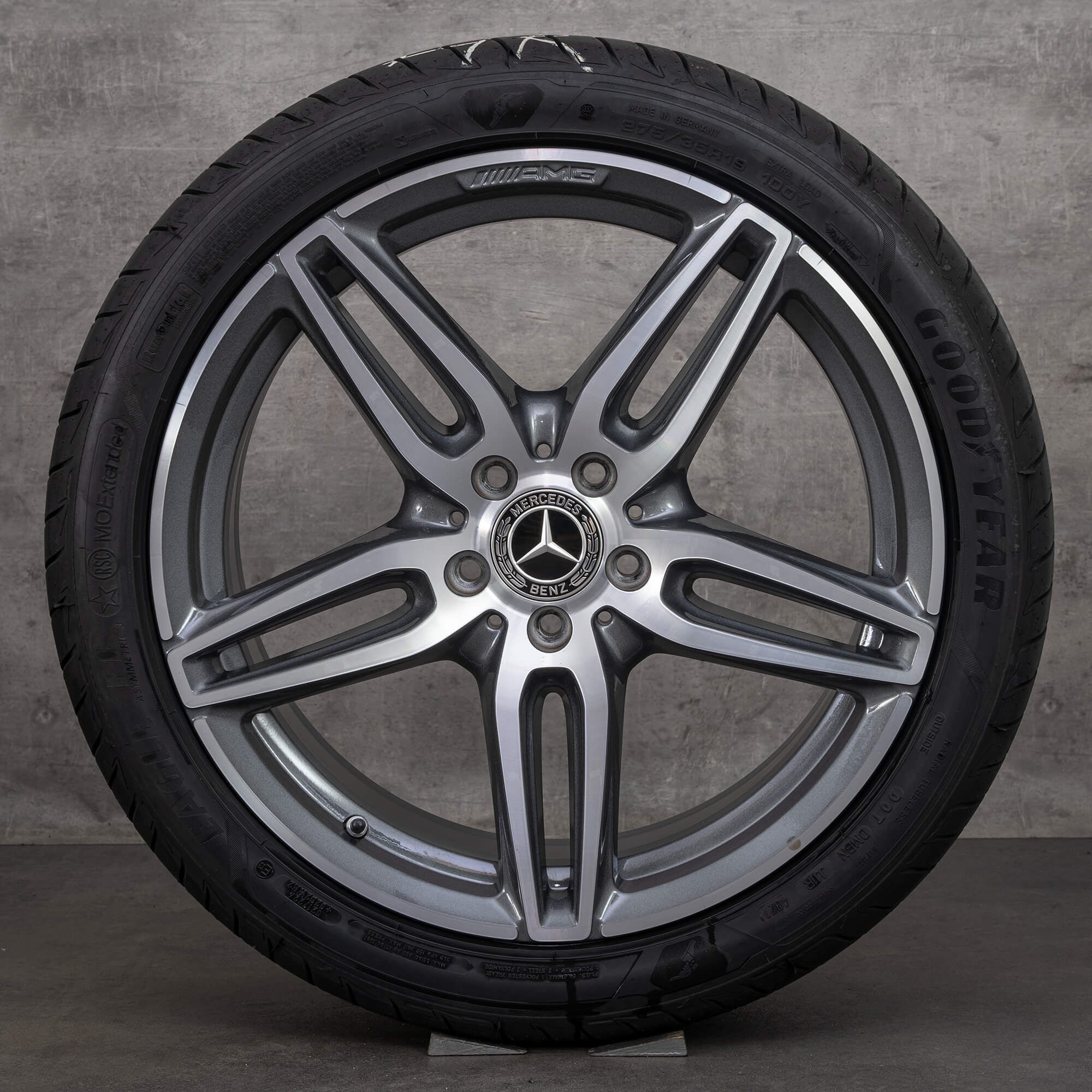 AMG 19 inch rims Mercedes E-Class W213 S213 C238 A238 summer tires 5.5-6.5 mm