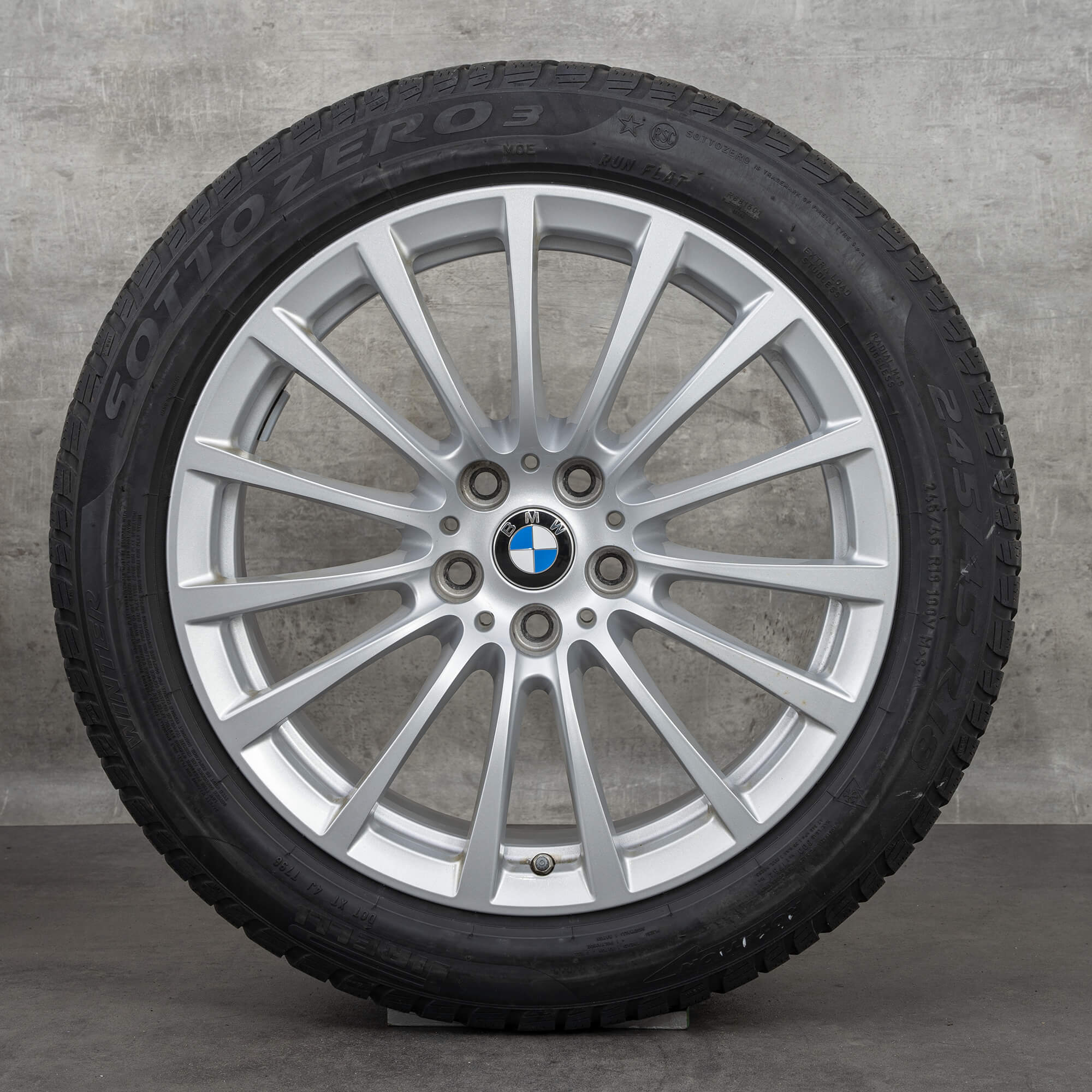 BMW 18 Zoll Felgen 5er G30 G31 619 Winterkompletträder Winterreifen 6861224