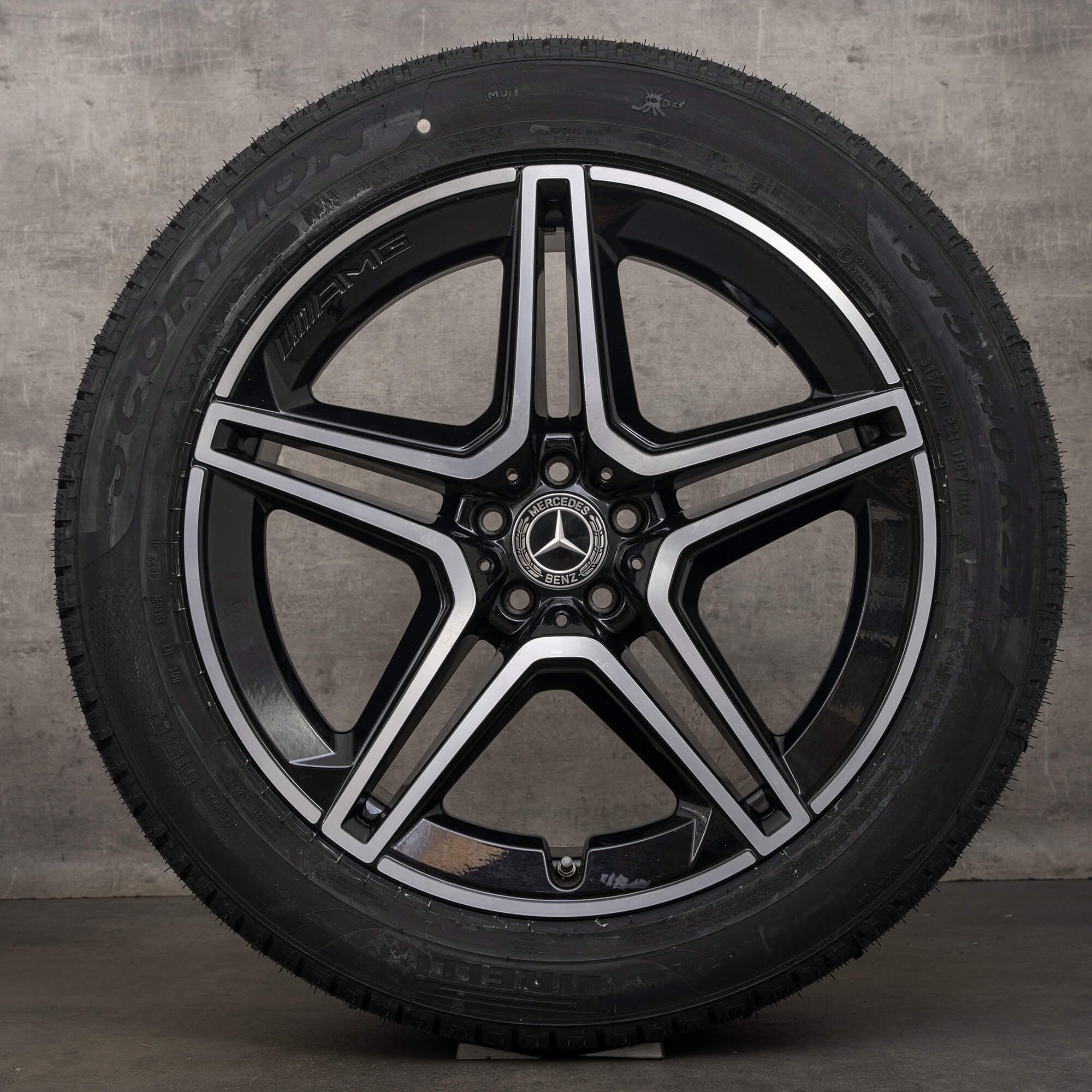 GLS X167 & GLS63 AMG SUV winter tires 21 inch rims A1674017300 A1674017400