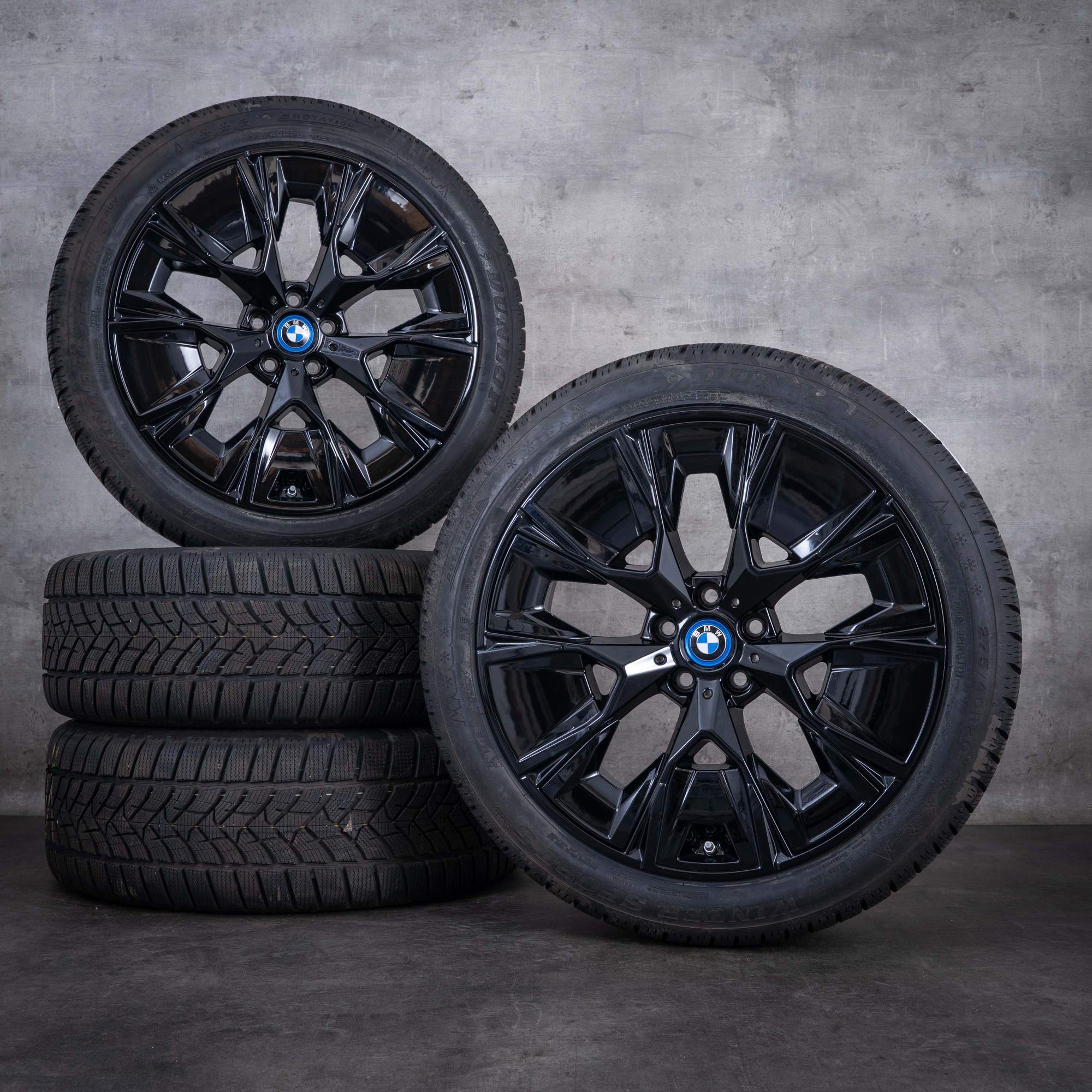 Original BMW iX3 Winterräder 20 Zoll G08 Felgen Styling 890 M 7916267 7916268 jet black