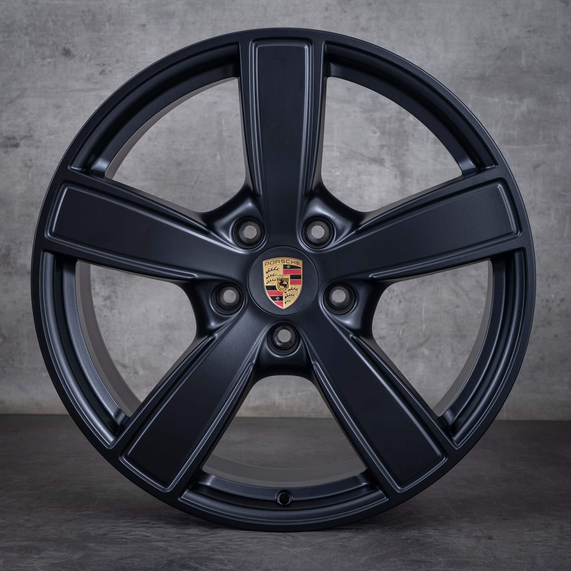 Oryginalne felgi Porsche Cayenne 20 cali 9YA E3 9Y0601025BP 9Y0601025BQ Sport Classic czarny mat