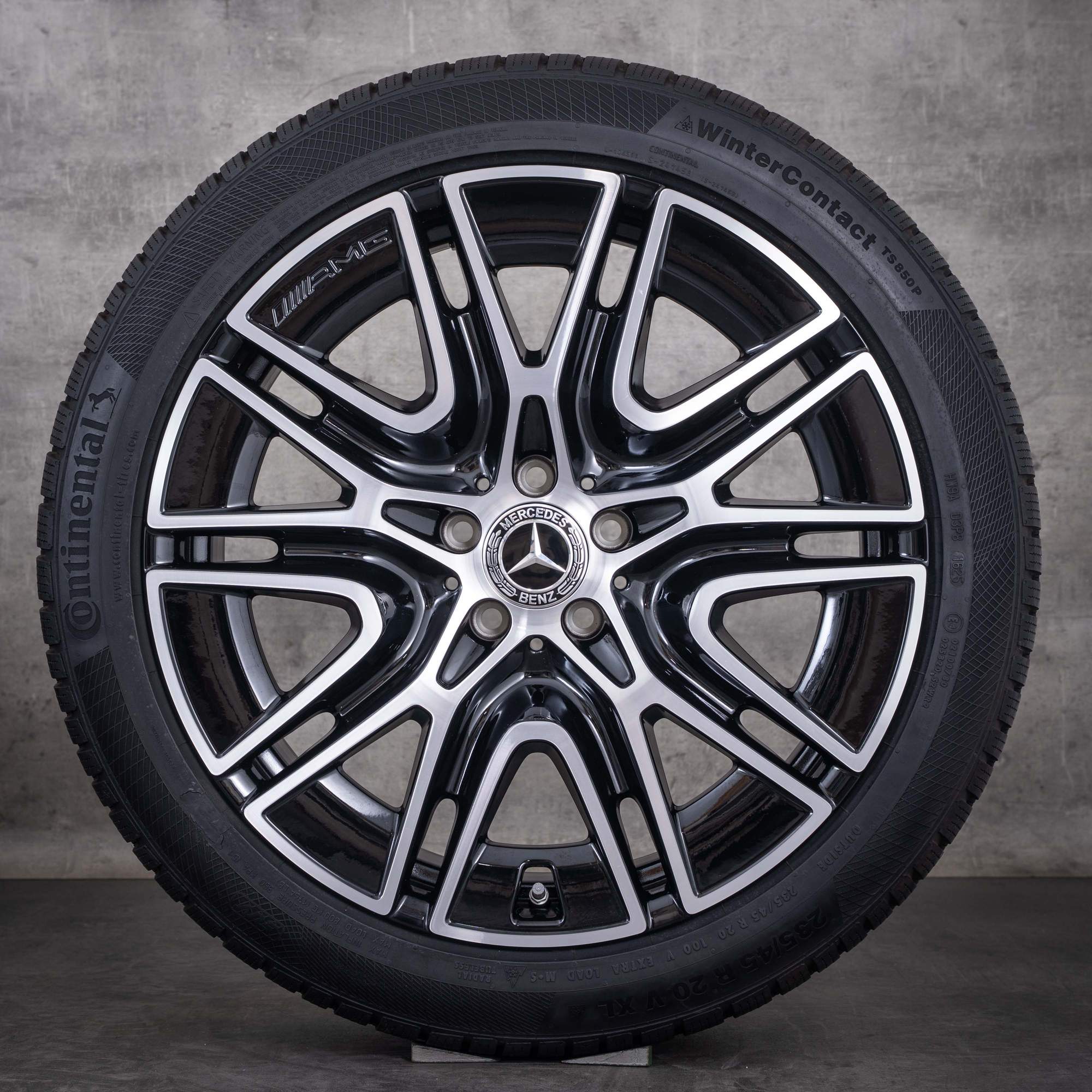 Original Mercedes Benz GLA GLB AMG Winterräder 20 Zoll X247 H247 Felgen A2474015300 schwarz glanzgedreht