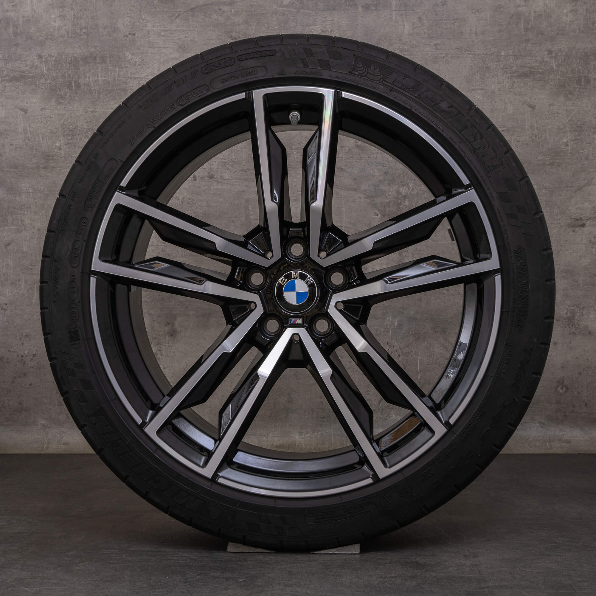 Oryginalał BMW Z4 koła zimowe 19 cali G29 felgi Styling 799 M 8091763 8091764 czarny Polerowane