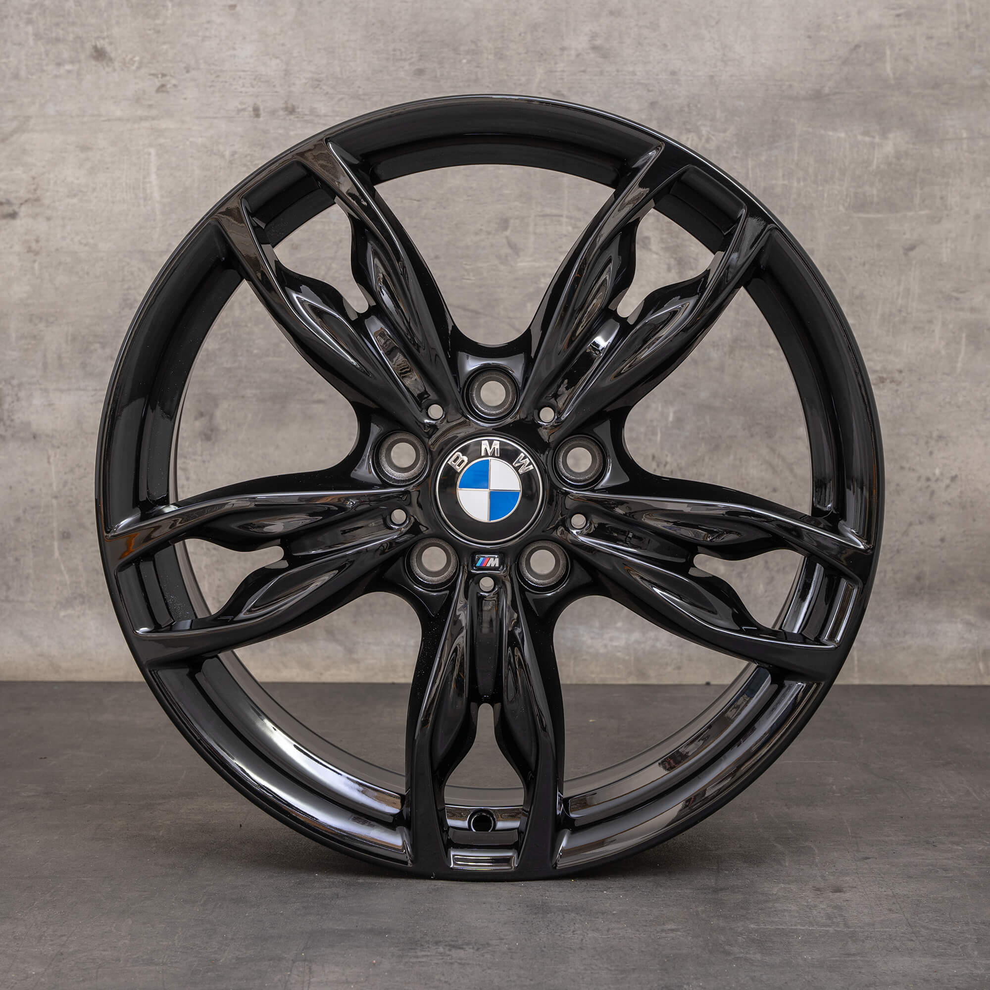 Originele BMW 1 serie 2 wielen 18 inch F20 F21 F22 F23 Styling 436 M 7845870 7845871 zwart glanzend