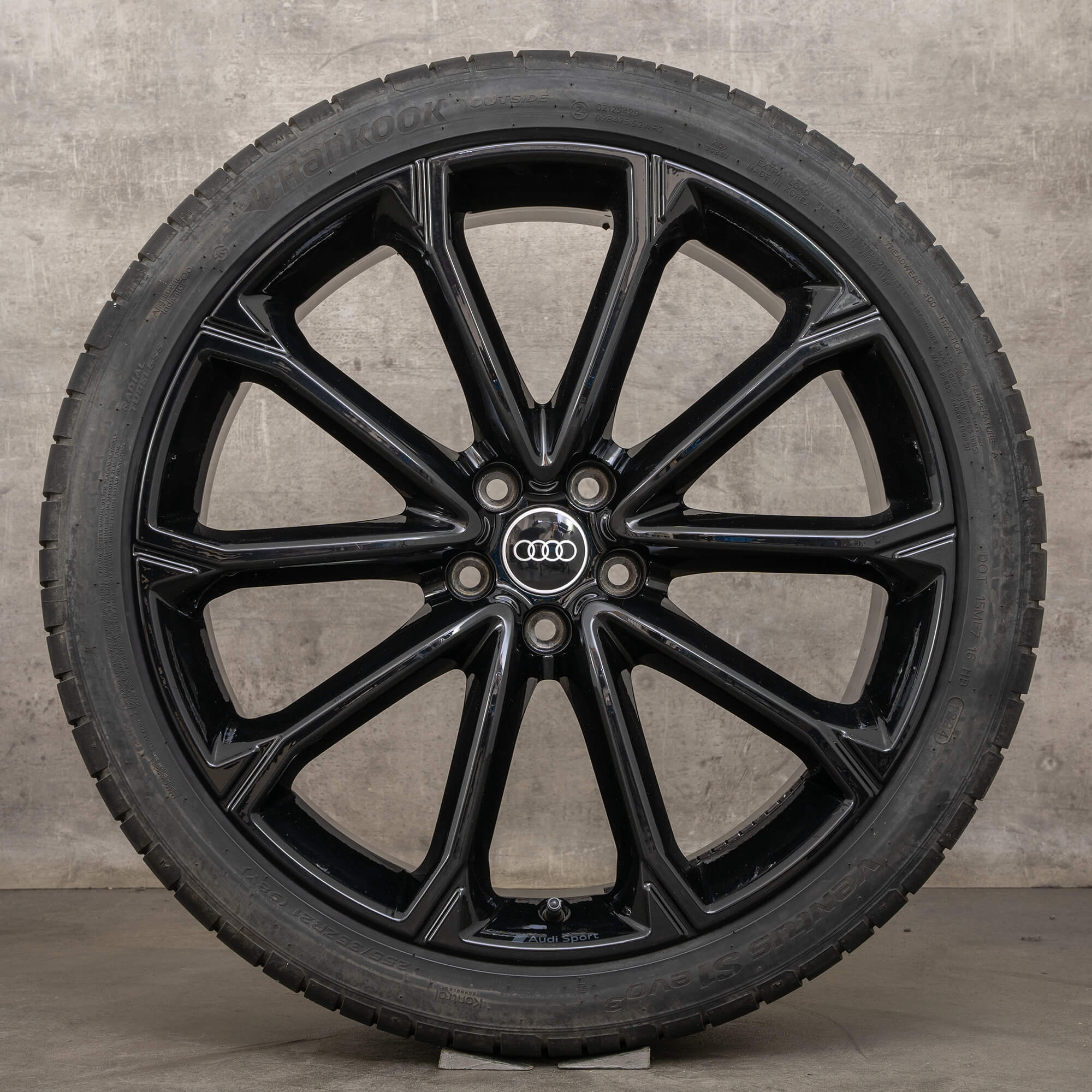 Originele Audi RSQ3 velgen 21 inch F3 zomerwielen 83A601025AG Polygon zomerbanden zwart