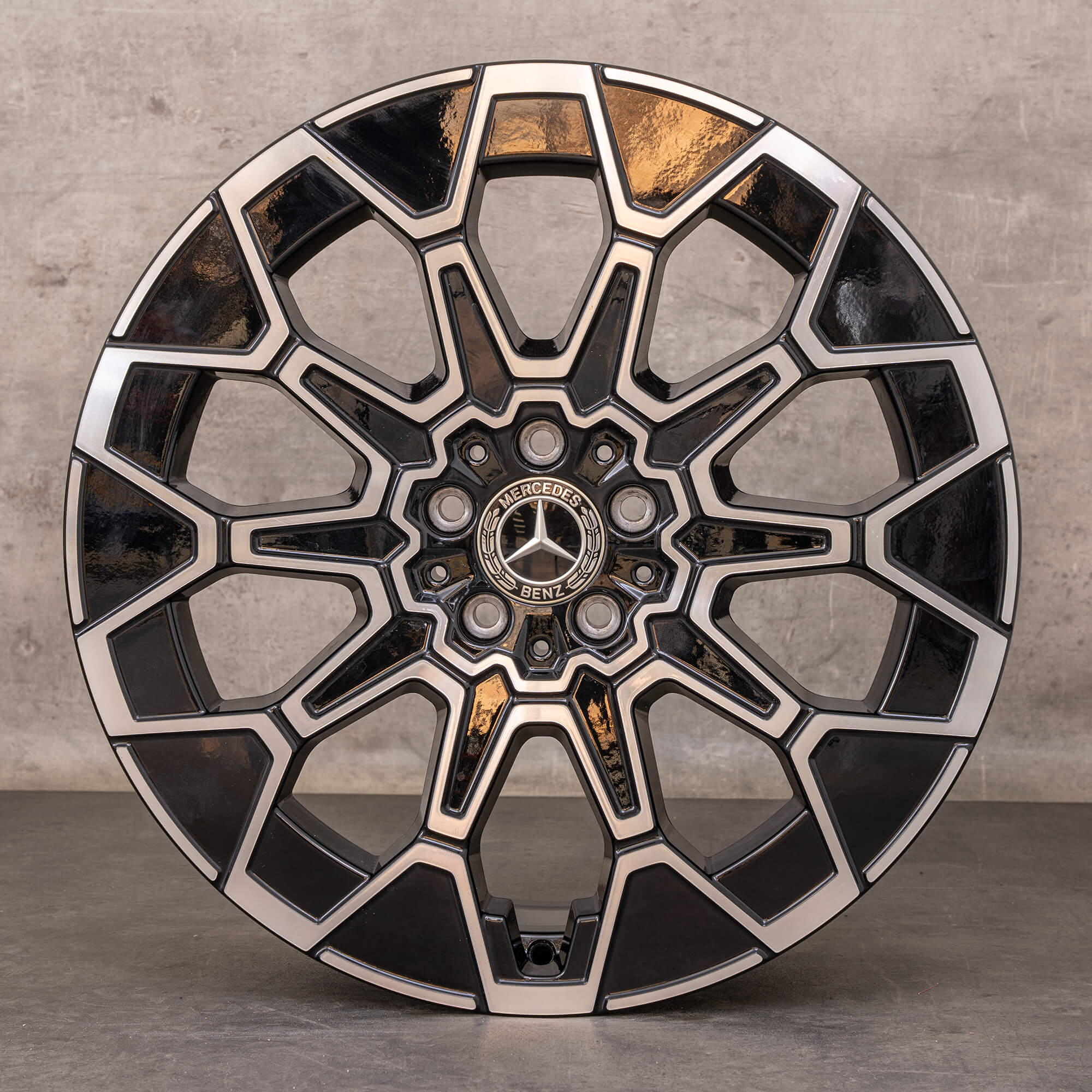 Alkuperäiset Mercedes Benz GLB EQ vanteet 20 tuuman X244 A2444010400 A2444010500 Aerodynamics musta kiillotettu sorvattu