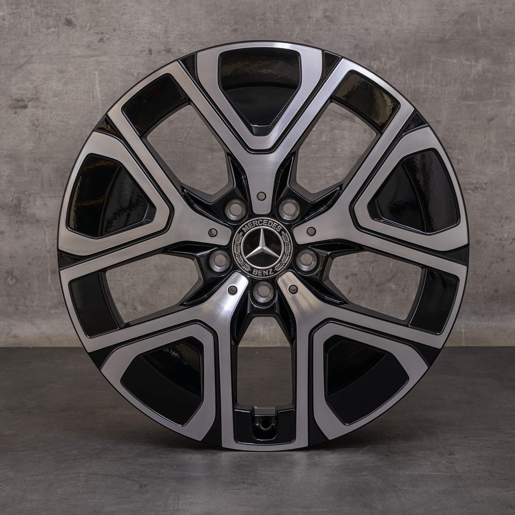 Originele Mercedes Benz GLB EQ winterwielen 18 inch X244 velgen A2444010700 A2444010800 zwart gepolijst