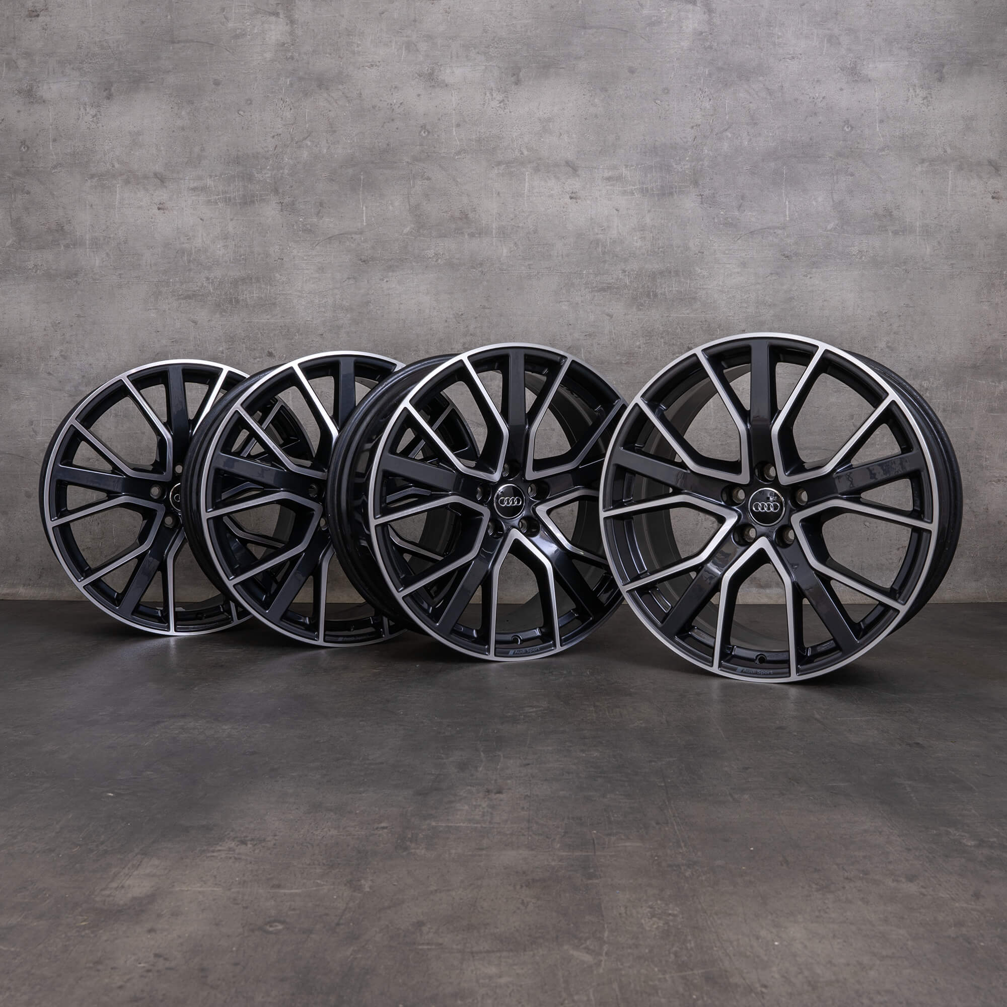 OEM Audi A8 S8 Rims 20 inch 4N D5 4N0601025AA Performance titanium glossy turned