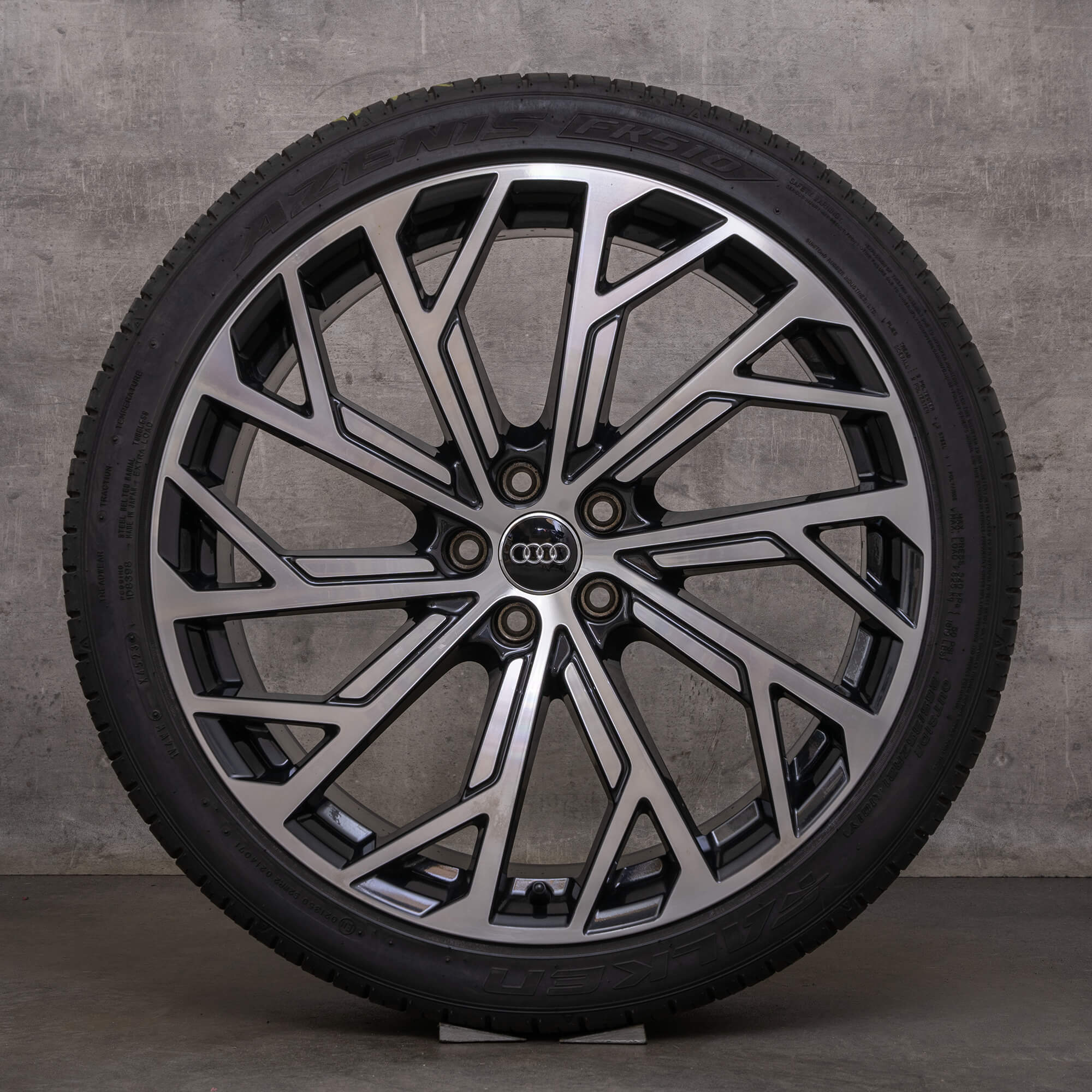 OEM Audi A8 S8 rims 21 inch 4N D5 summer wheels 4N0601025AF black