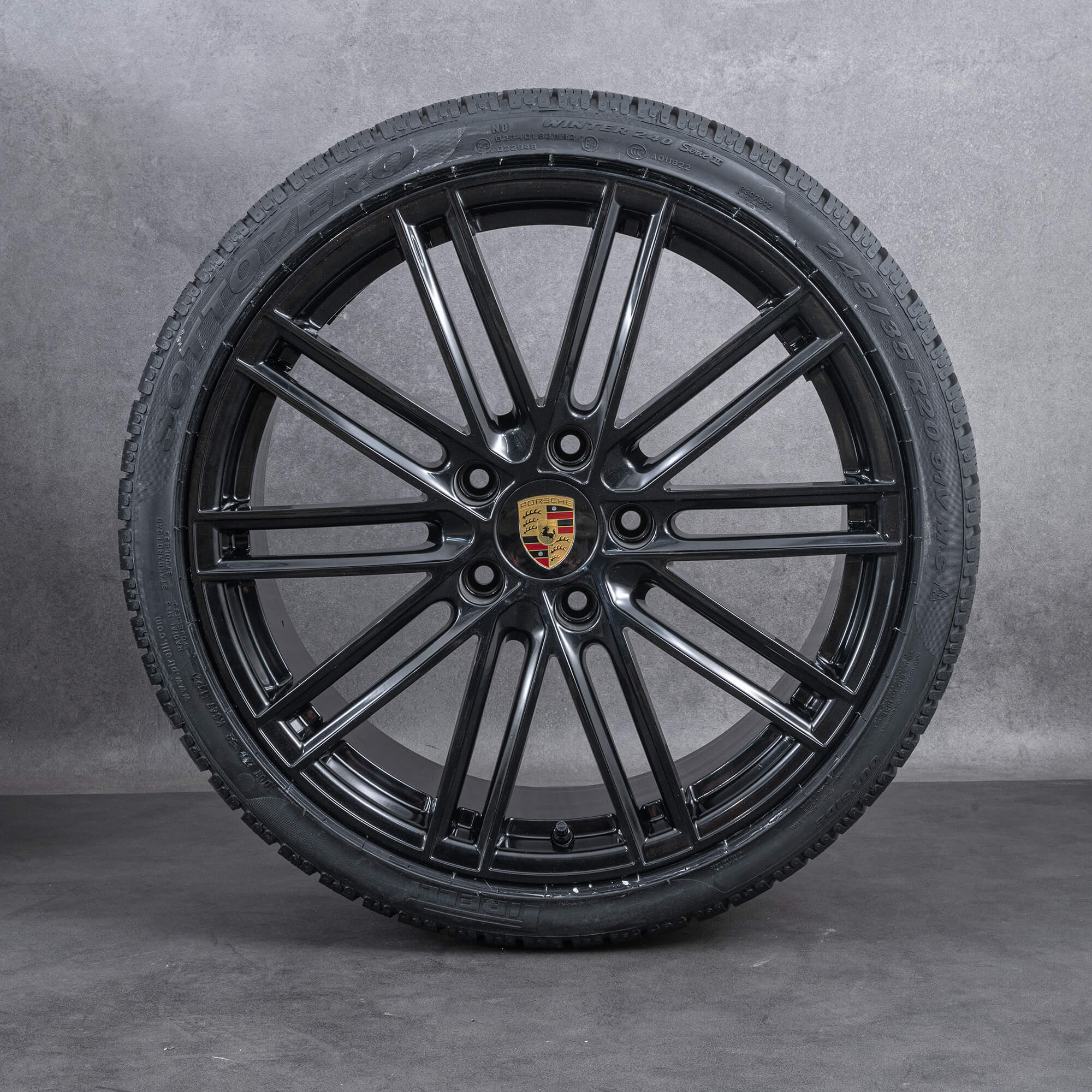 Alkuperäiset Porsche 20 tuuman 991 II vanteet talvirenkaat Turbo IV UUSI