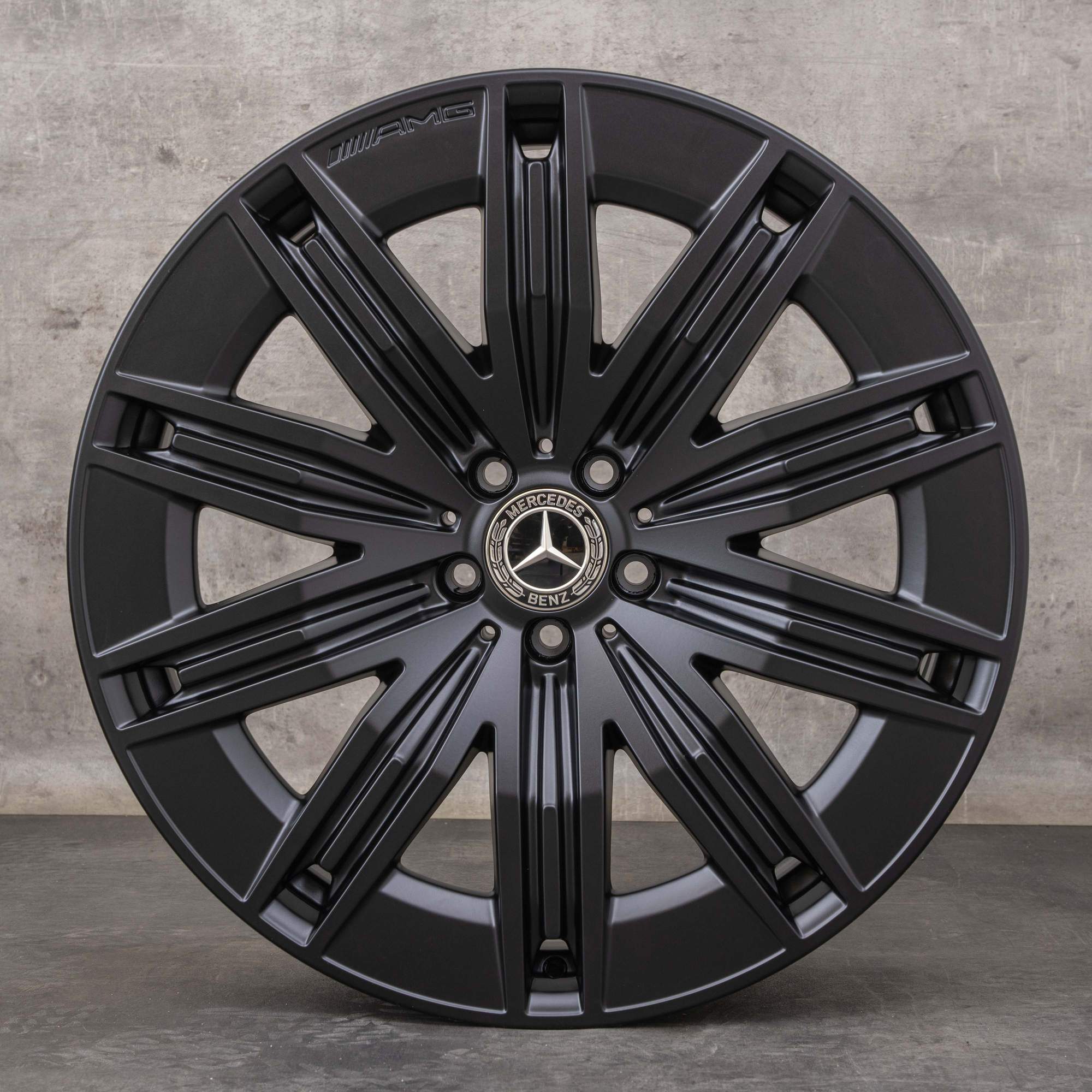 Oryginał Mercedes Benz EQE AMG felgi 21 cali SUV X294 A2944011200 czarny mat