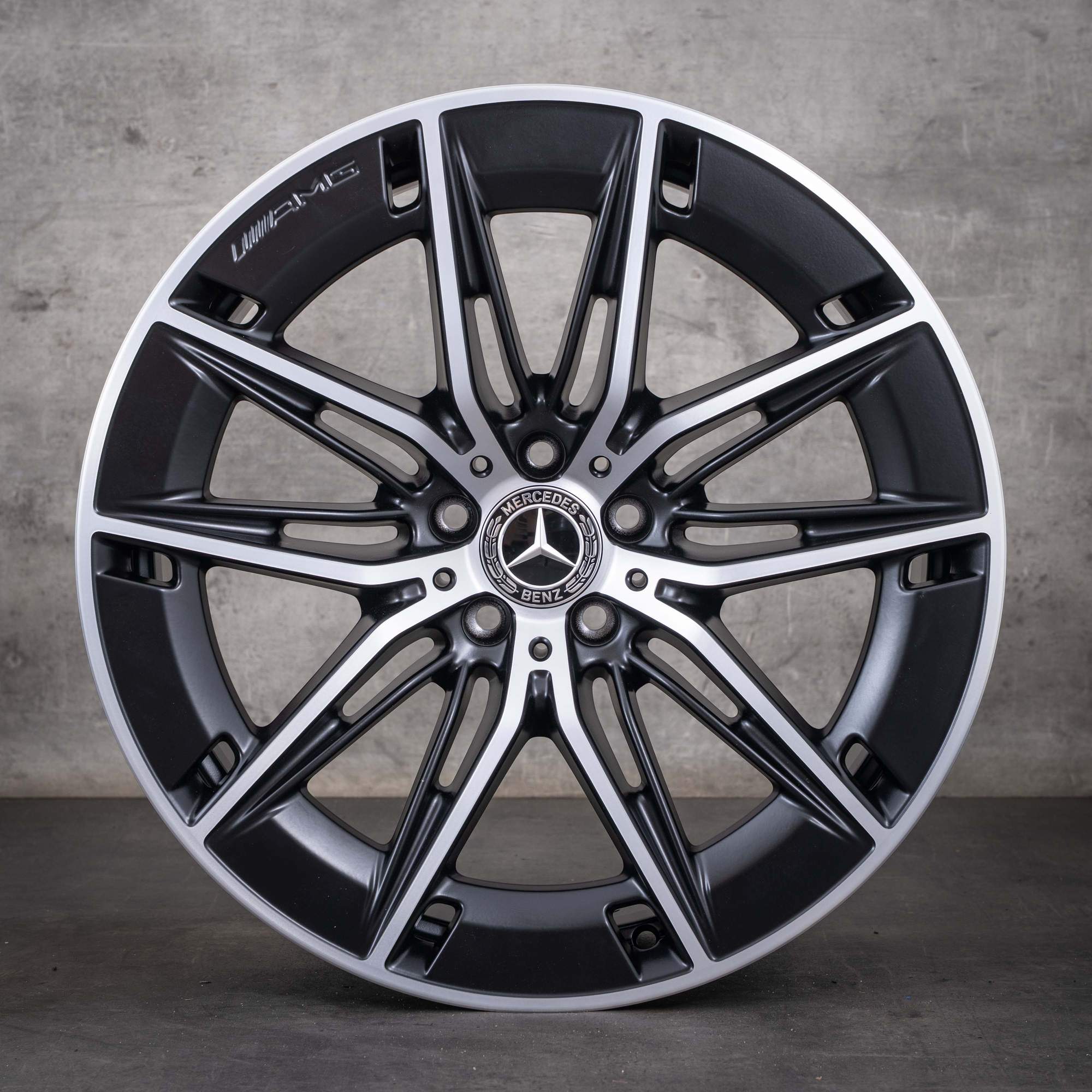 Original Mercedes Benz E-Klasse E53 AMG Felgen 20 Zoll W214 S214 A2144011100 A2144011200 schwarz matt glanzgedreht NEU