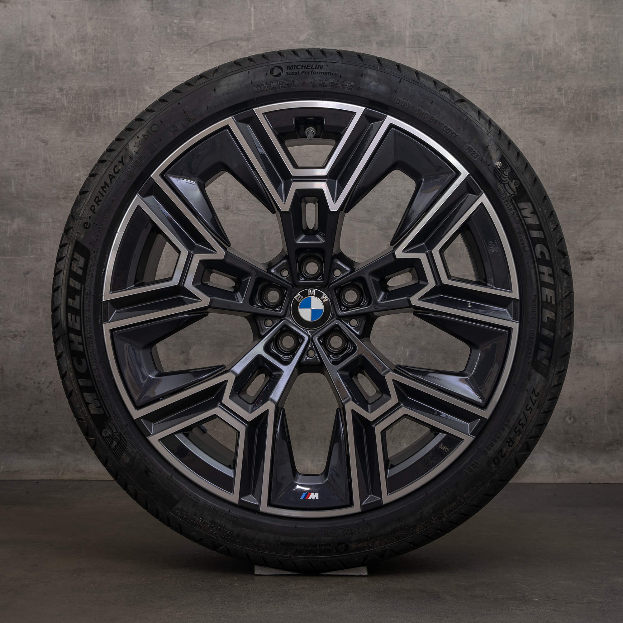 Original BMW 5er i5 Winterräder 20 Zoll G60 G61 Felgen Styling 939 M 5A324E8 5A324E9 orbit grey glanzgedreht NEU