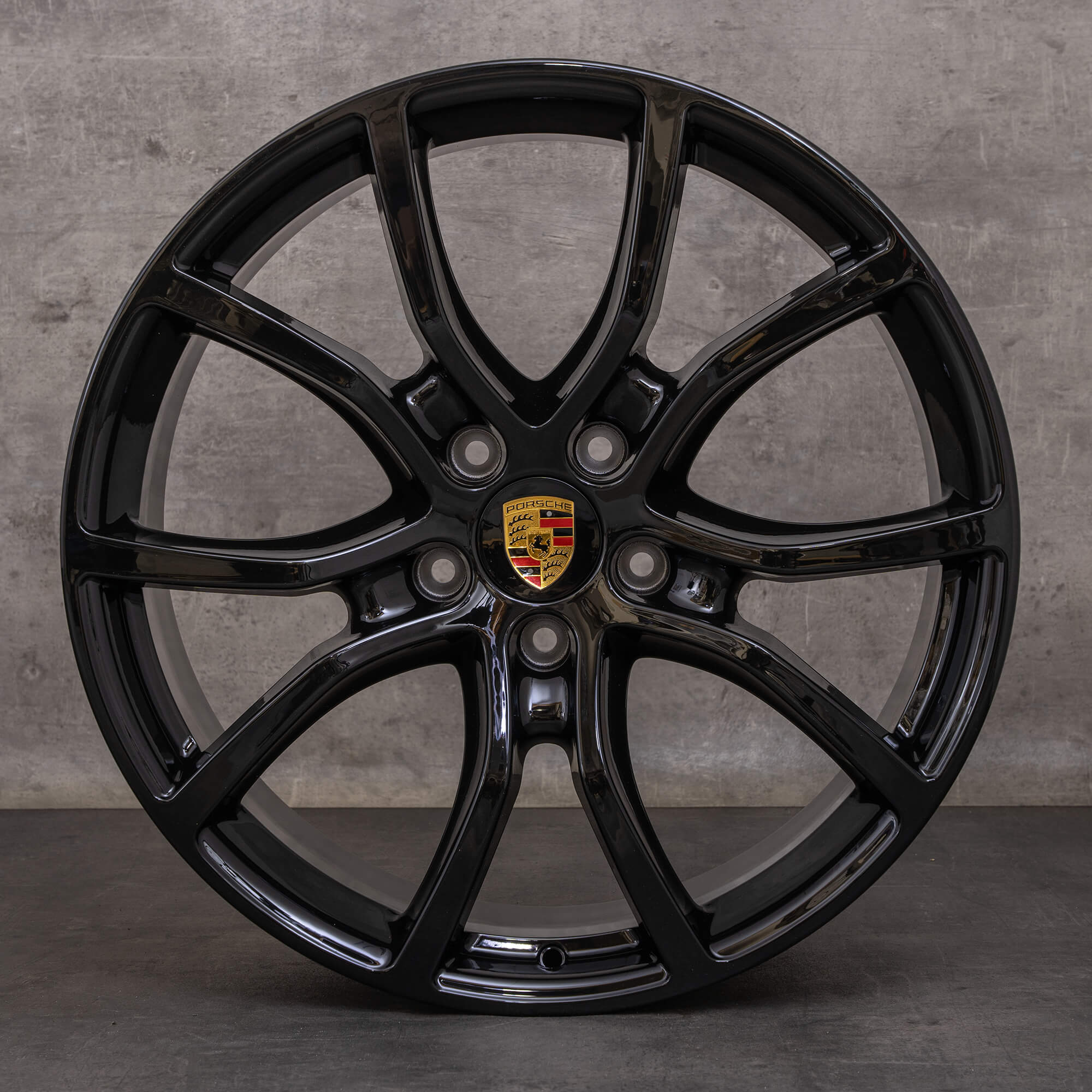 Alkuperäiset Porsche Cayenne vanteet 21 tuuman 9YA I kesäpyörät 9Y0601025DB 9Y0601025DC Exclusive Design syvämusta UUTUUS