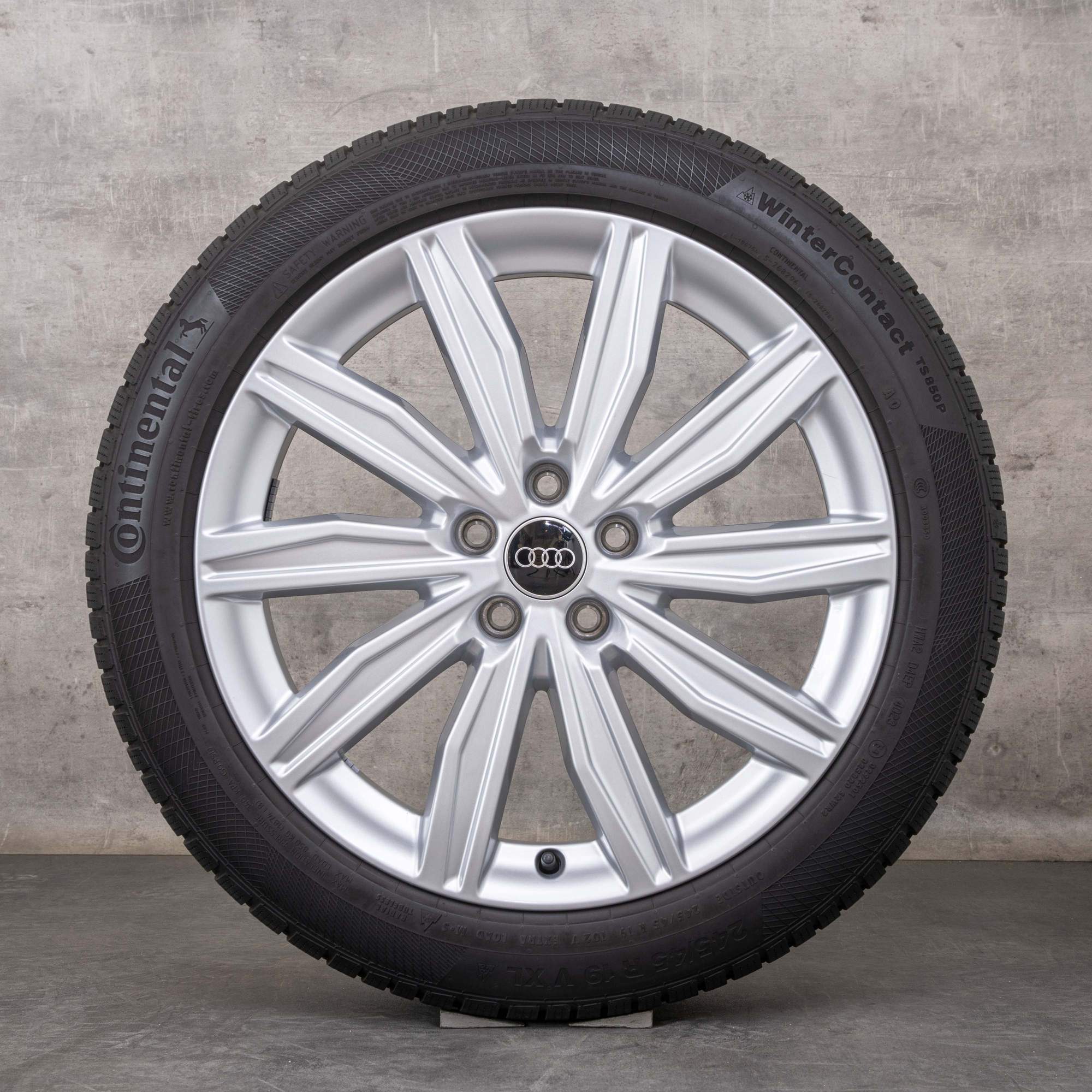 Alkuperäiset Audi A6 S6 talvirenkaat 19 tuuman 4K C8 vanteet 4K0601025DS hopea kiiltävä