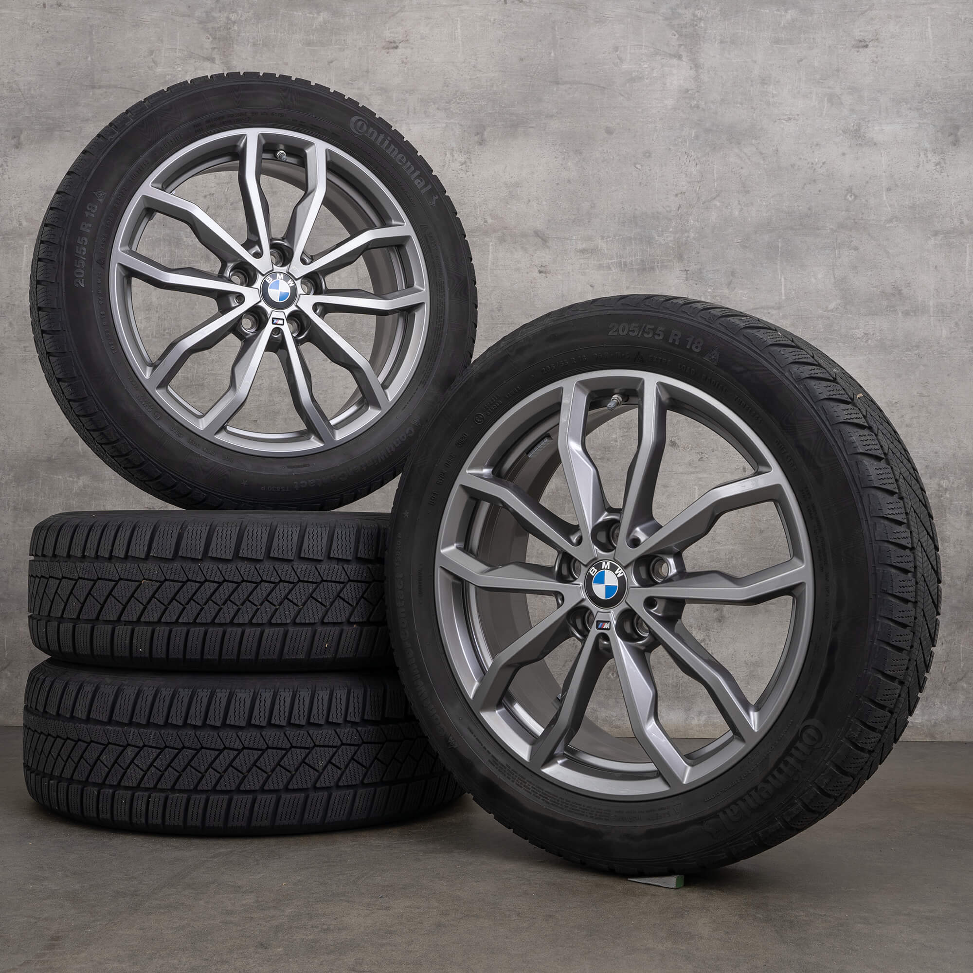 BMW X1 F48 X2 F39 Winterräder 18 Zoll Felgen Winterreifen 6877550 