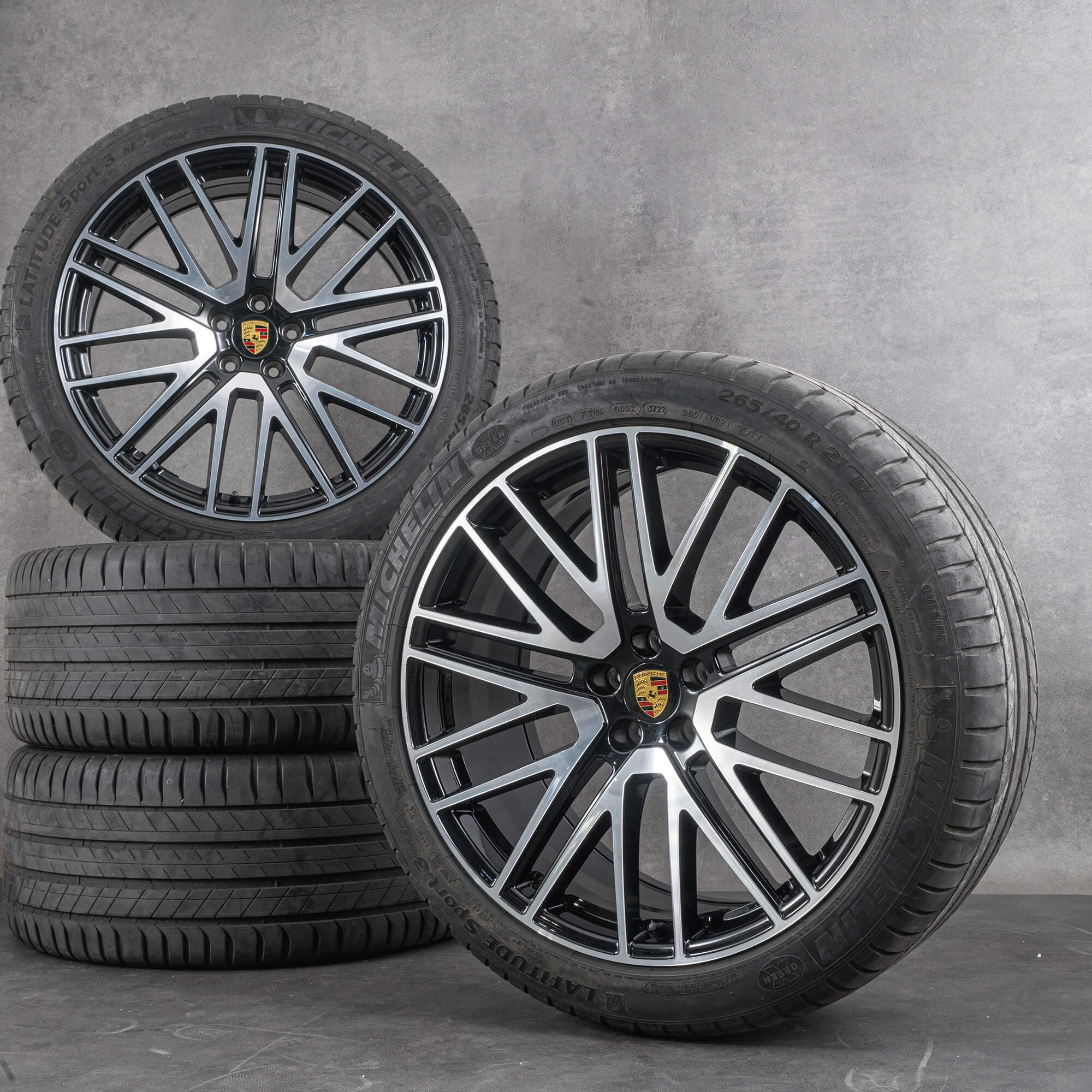 Original Porsche 21 Zoll  Macan III 95B044668J 95B Sommerräder Sommerreifen