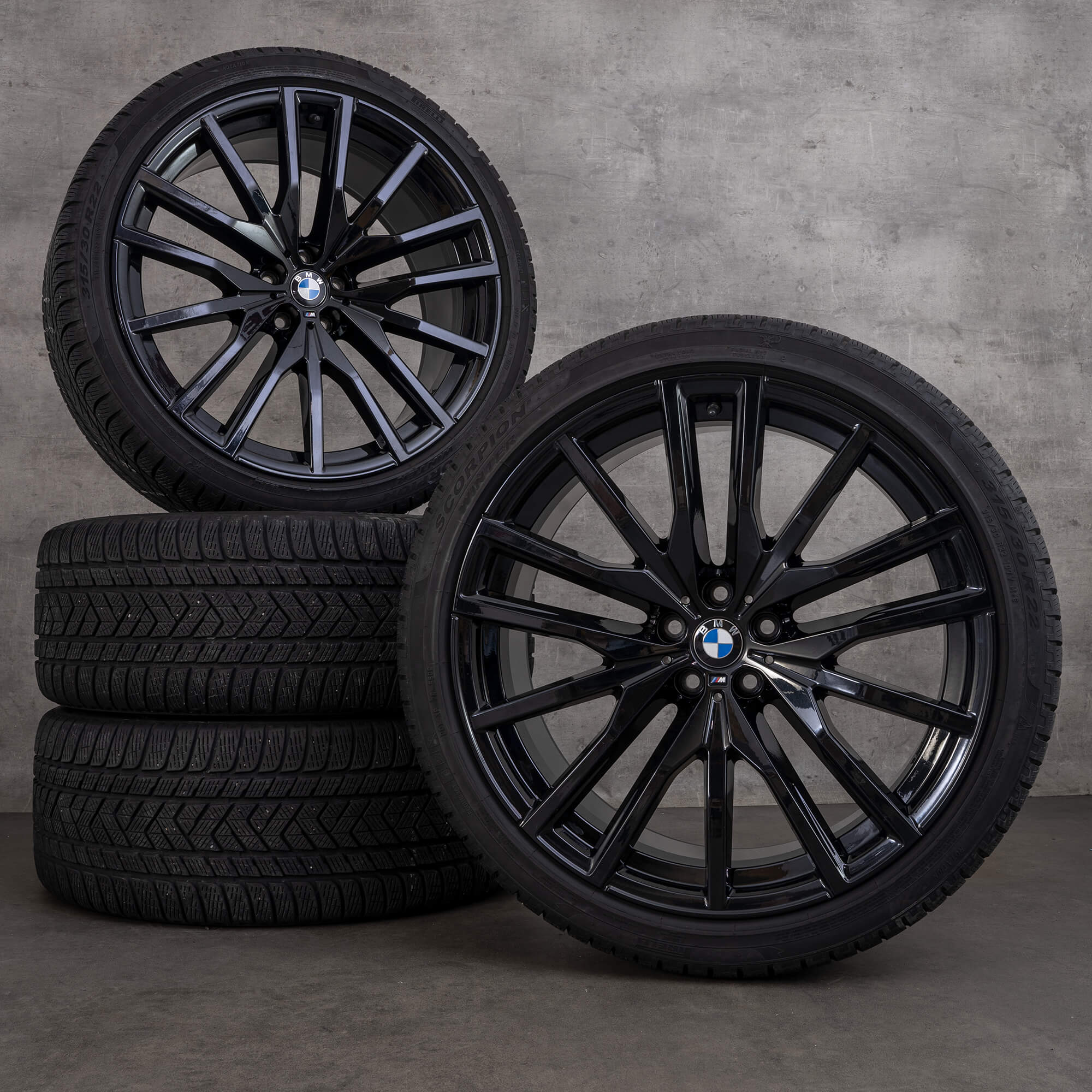 BMW X5 G05 X6 G06 Winterreifen 22 Zoll Winterräder Styling 742 M 