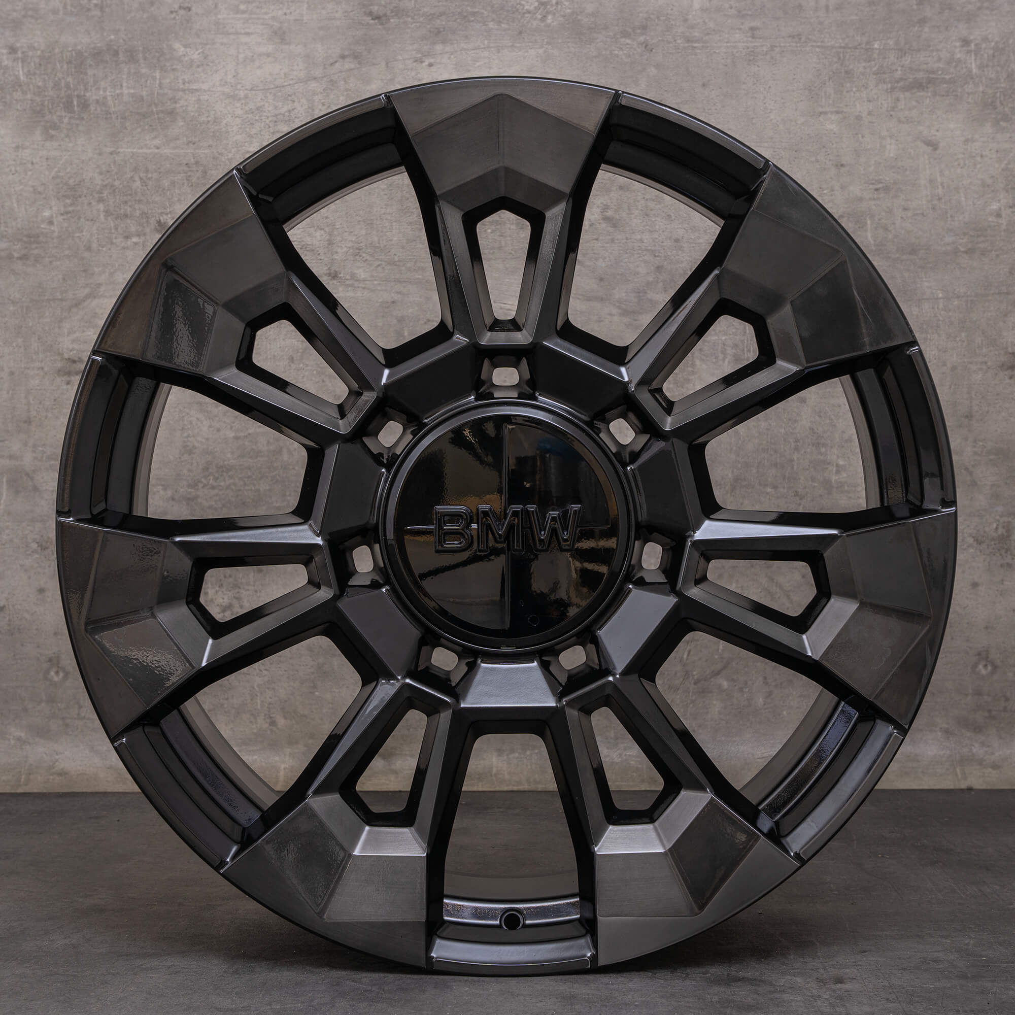 Originale BMW XM felger 23 tommer G09 6856021 6856022 Styling 923 M svart høyglans 10,0x23 ET22 11,0x23 ET44