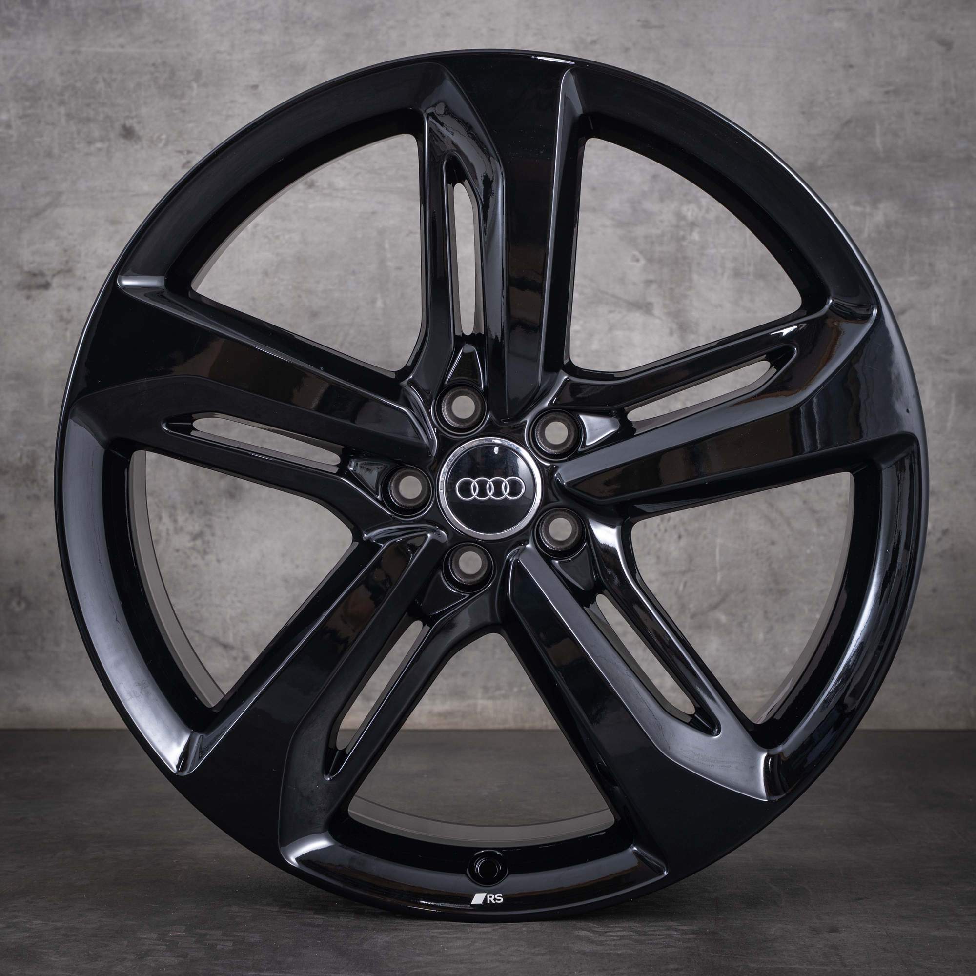 Cerchi originali Audi A6 S6 C7 4G Performance da 21 pollici 4G0601025CN Blade neri lucidi