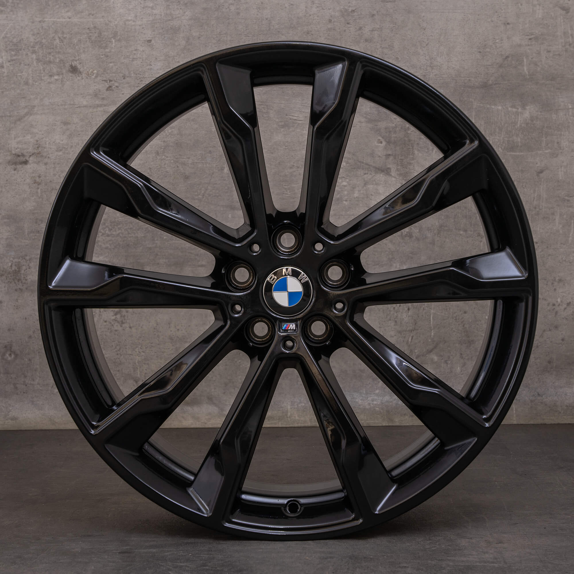 【美品  G01 X3 699M 純正 20インチ ブラック 4本】 OEM BMW X3 X4 Rims 20 inch G01 G02 Styling 699 M 7916265 7916266