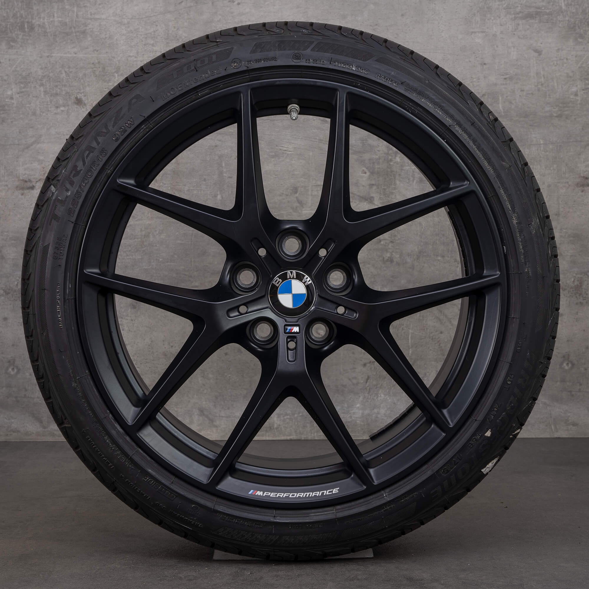 BMW 18 polegadas 1er F40 2er F44 M Performance M554 rodas de verão pneus verão