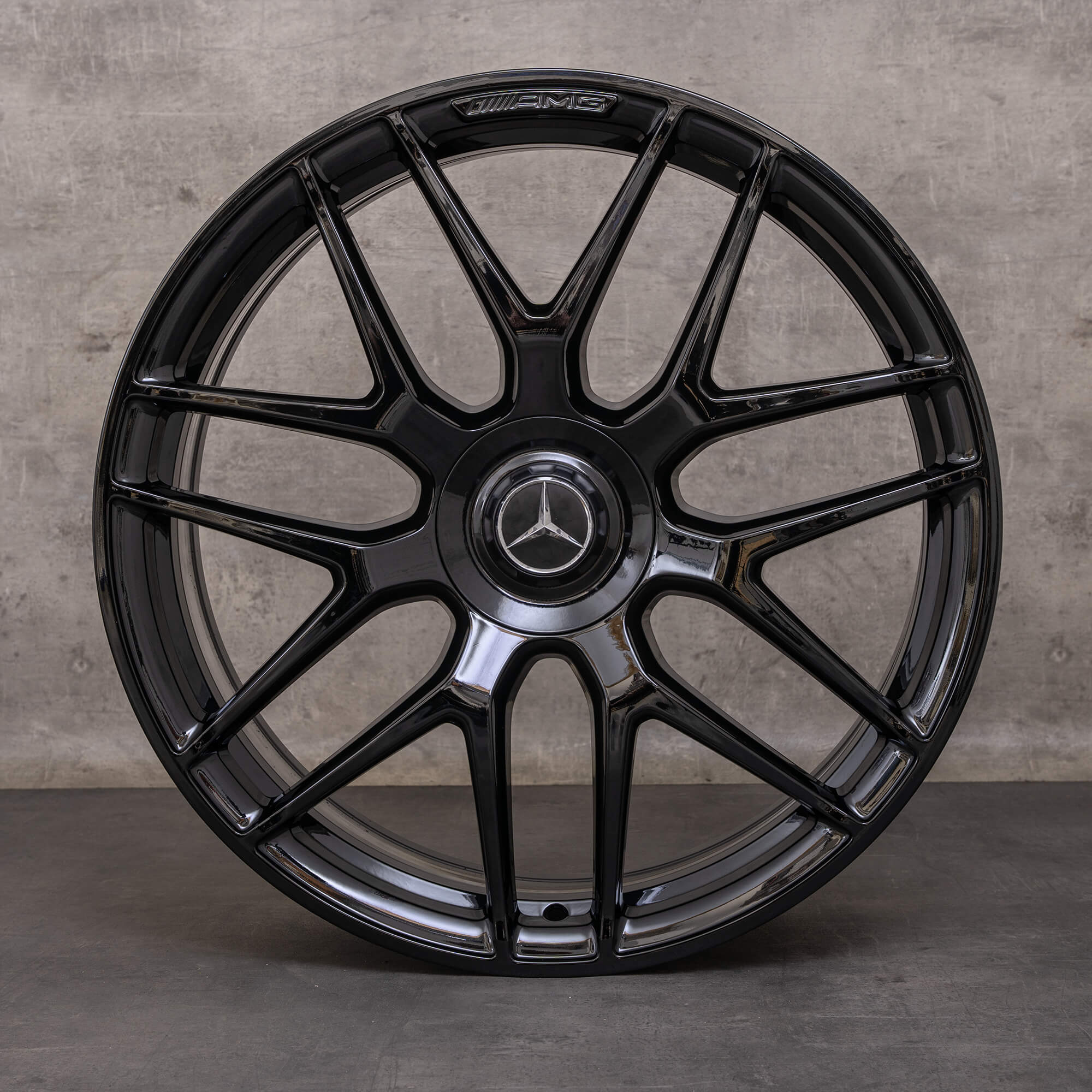 Autentico Mercedes Benz GLE 53 63 AMG cerchi 22 pollici X167 C167 Hybrid A1674015601 A1674015701 nero lucido